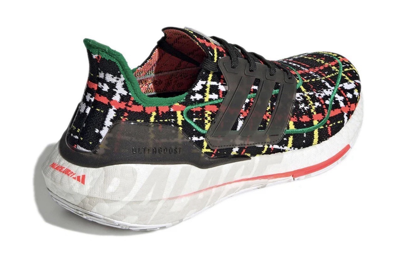 Size 8.5 – Palace x adidas UltraBoost 21 Black Multicolor Skating Sneakers