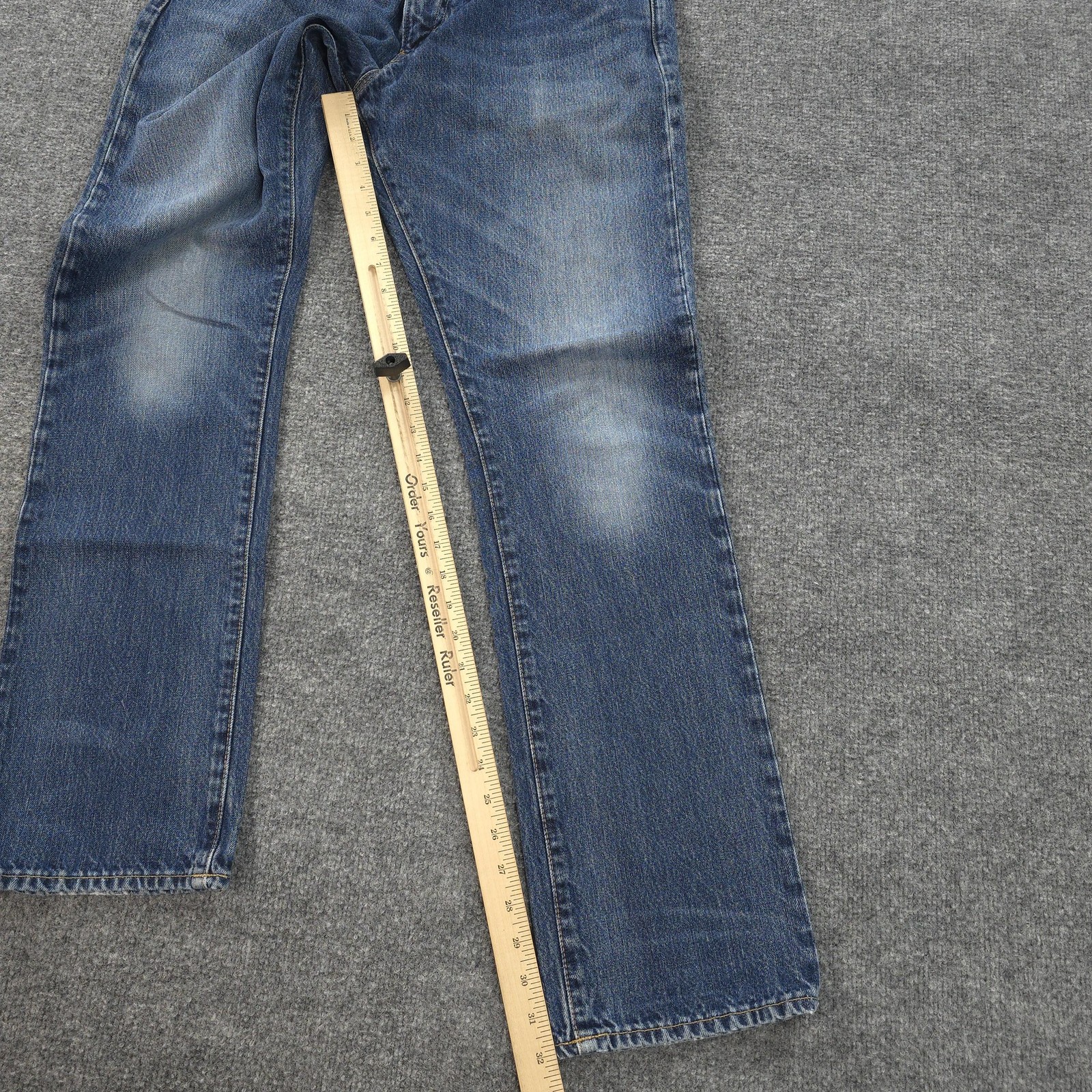 Polo Ralph Lauren Jeans Mens 34×32 Blue Varick Slim Straight Denim Casual Prep