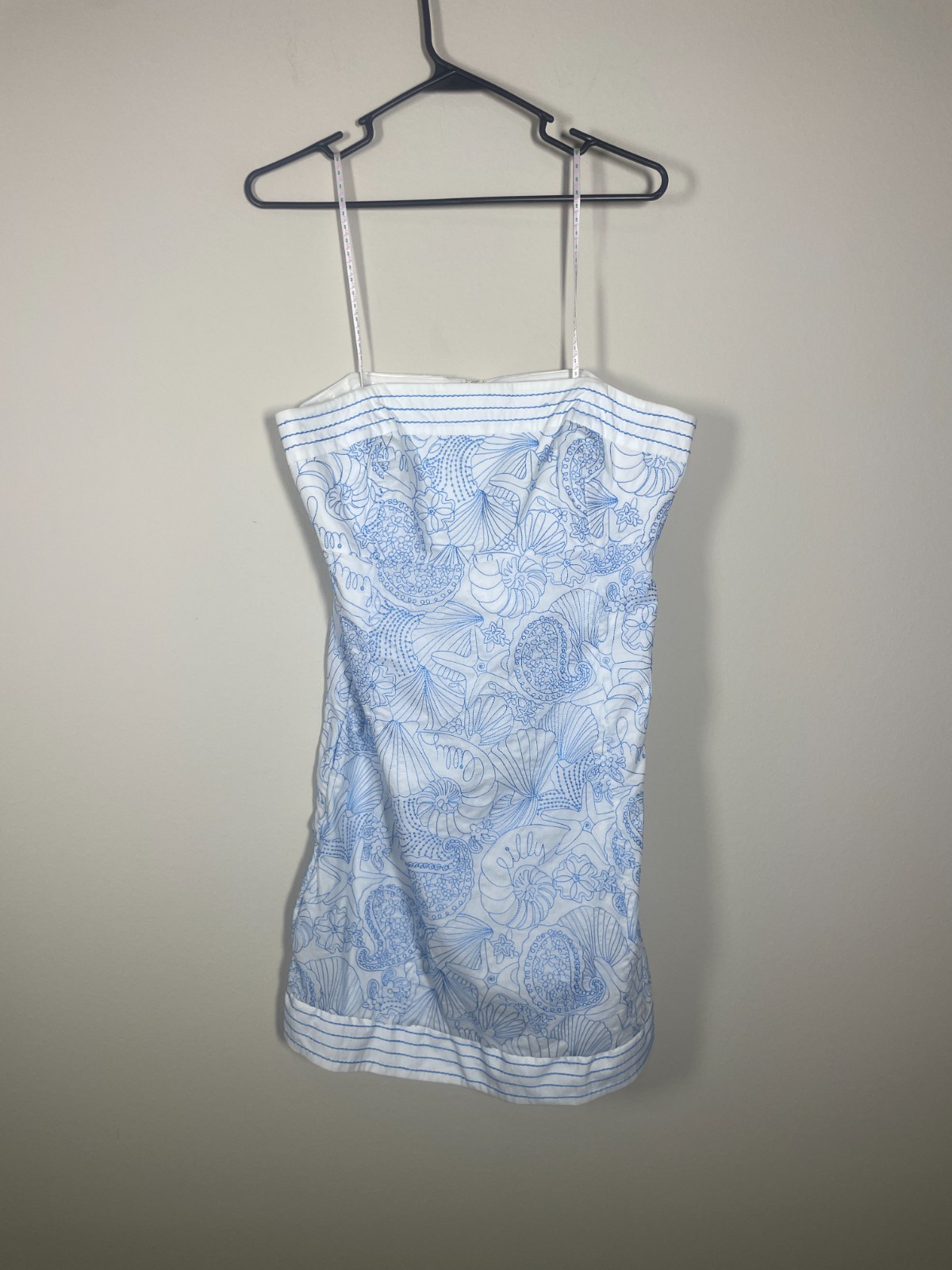 Lilly Pulitzer Bowen embroidered trapunto strapless dress Size: 14 Resort