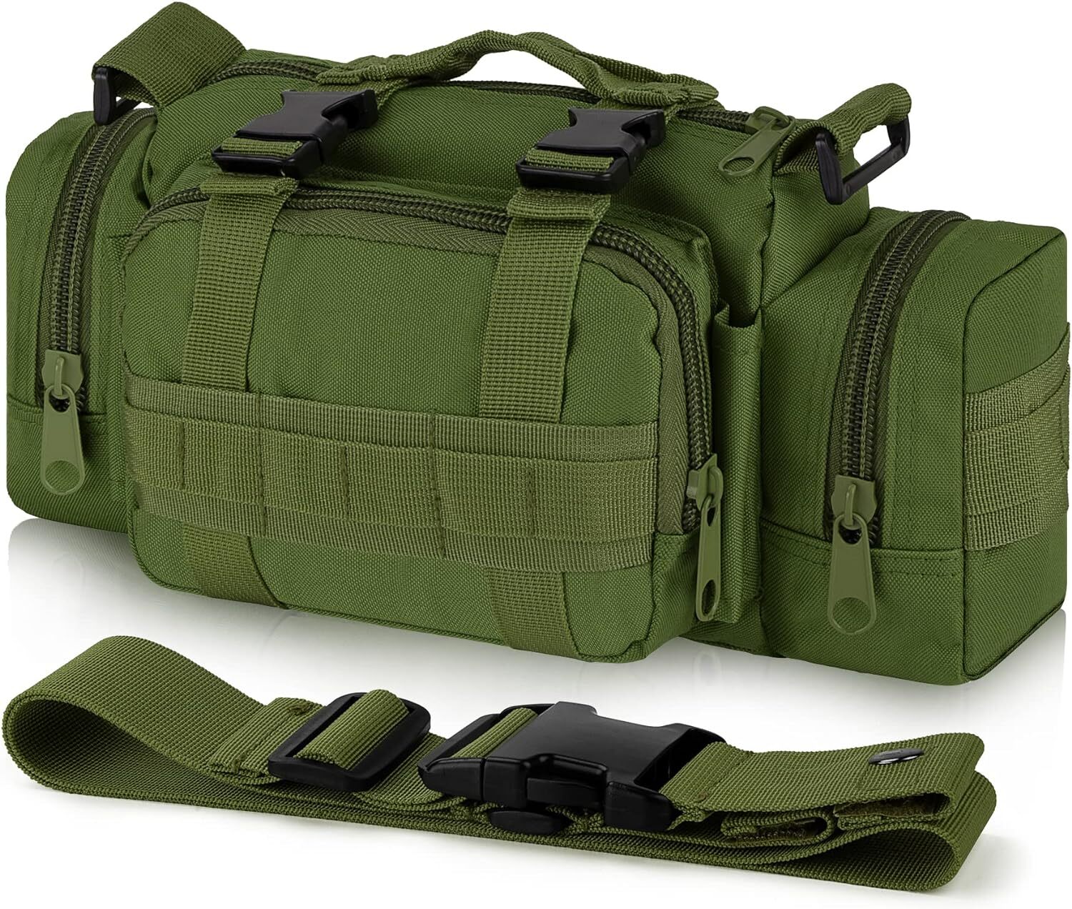 Tactical Shoulder Duffle Bag Water Resistant Deployment Bag Molle Utility Pouch