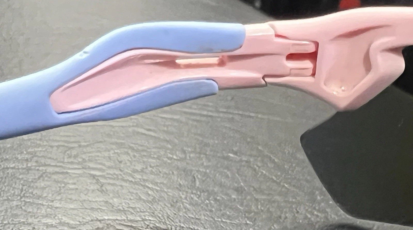 Oakley Radar Ev Path CUSTOM Pink Milkshake Blue Prizm Sunglasses *See Scratches*