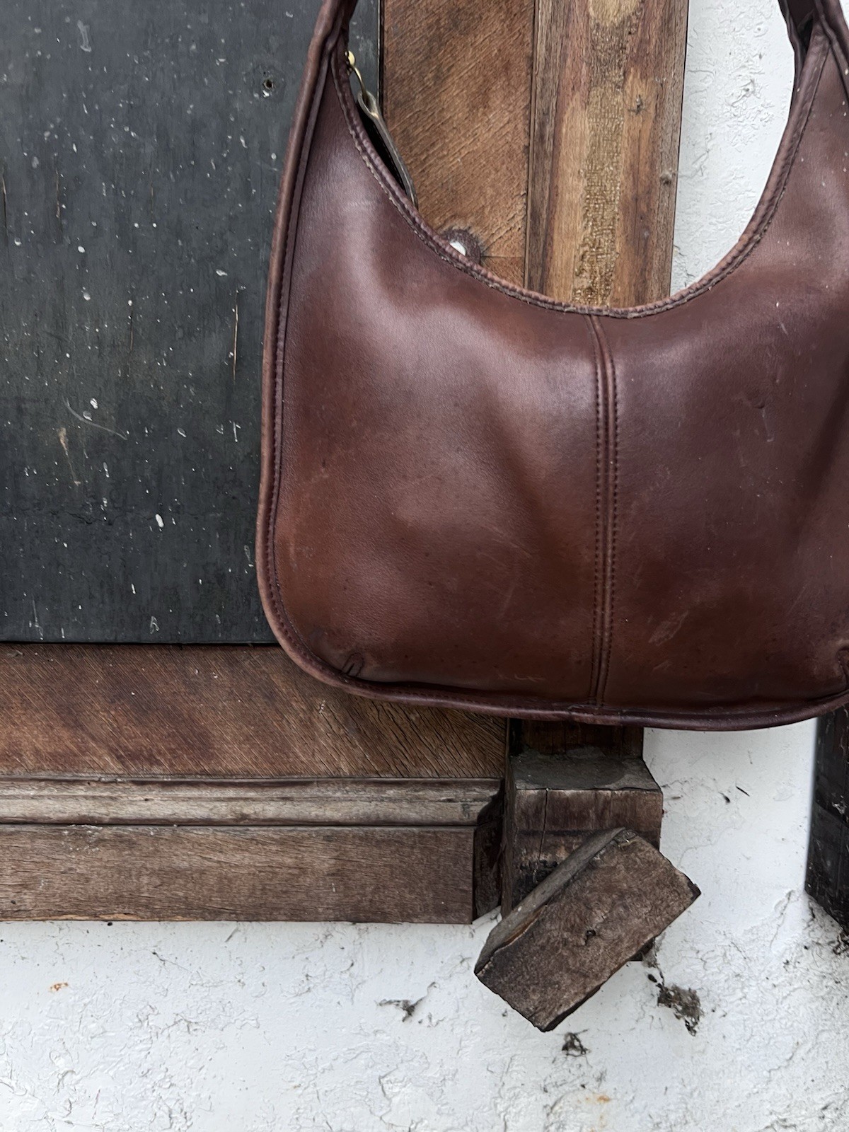 Rare Vintage Coach Ergo 9025 Hobo Leather Bag 1997 Archive Piece