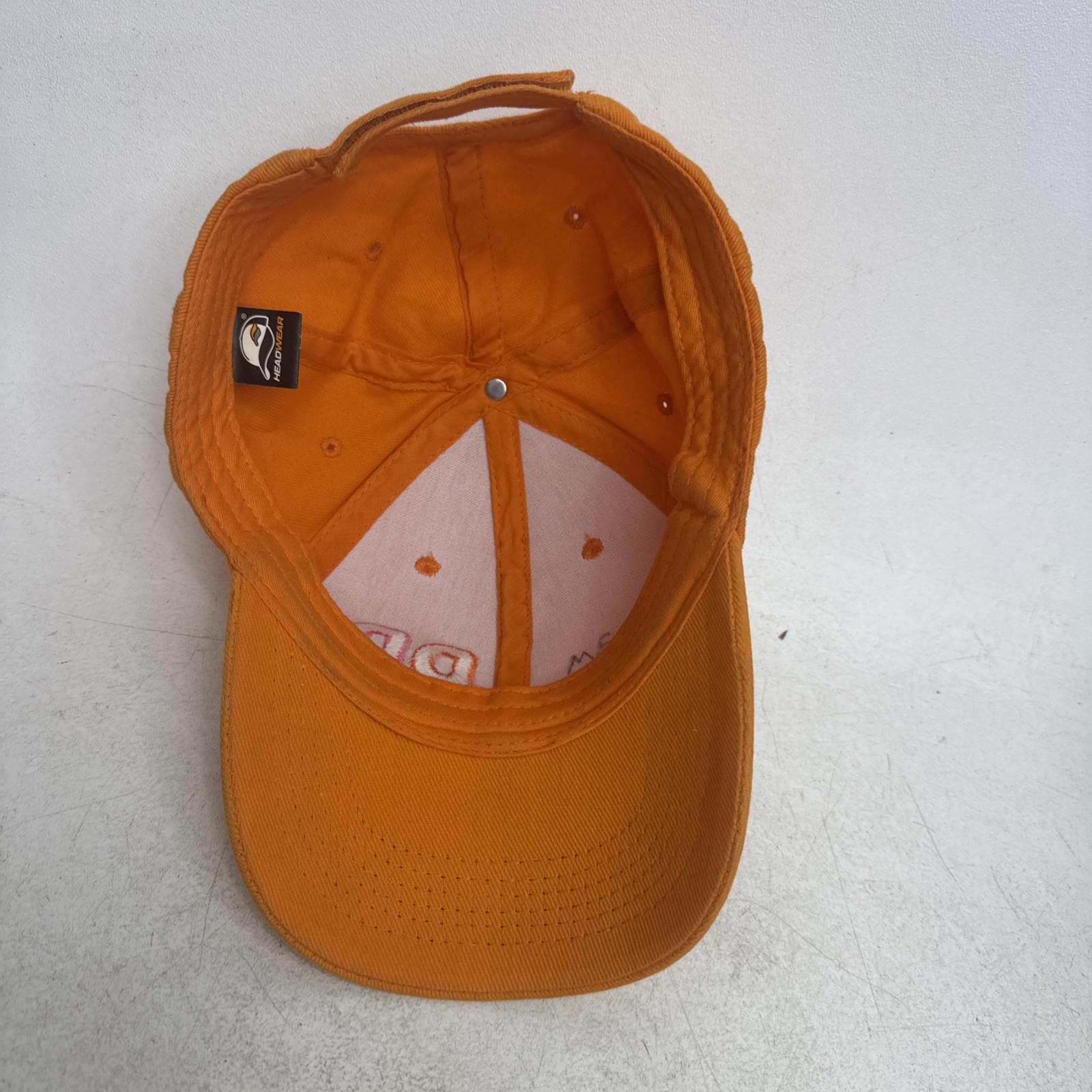 Dunkin Donuts Baseball Cap Unisex One Size Embroidered Orange