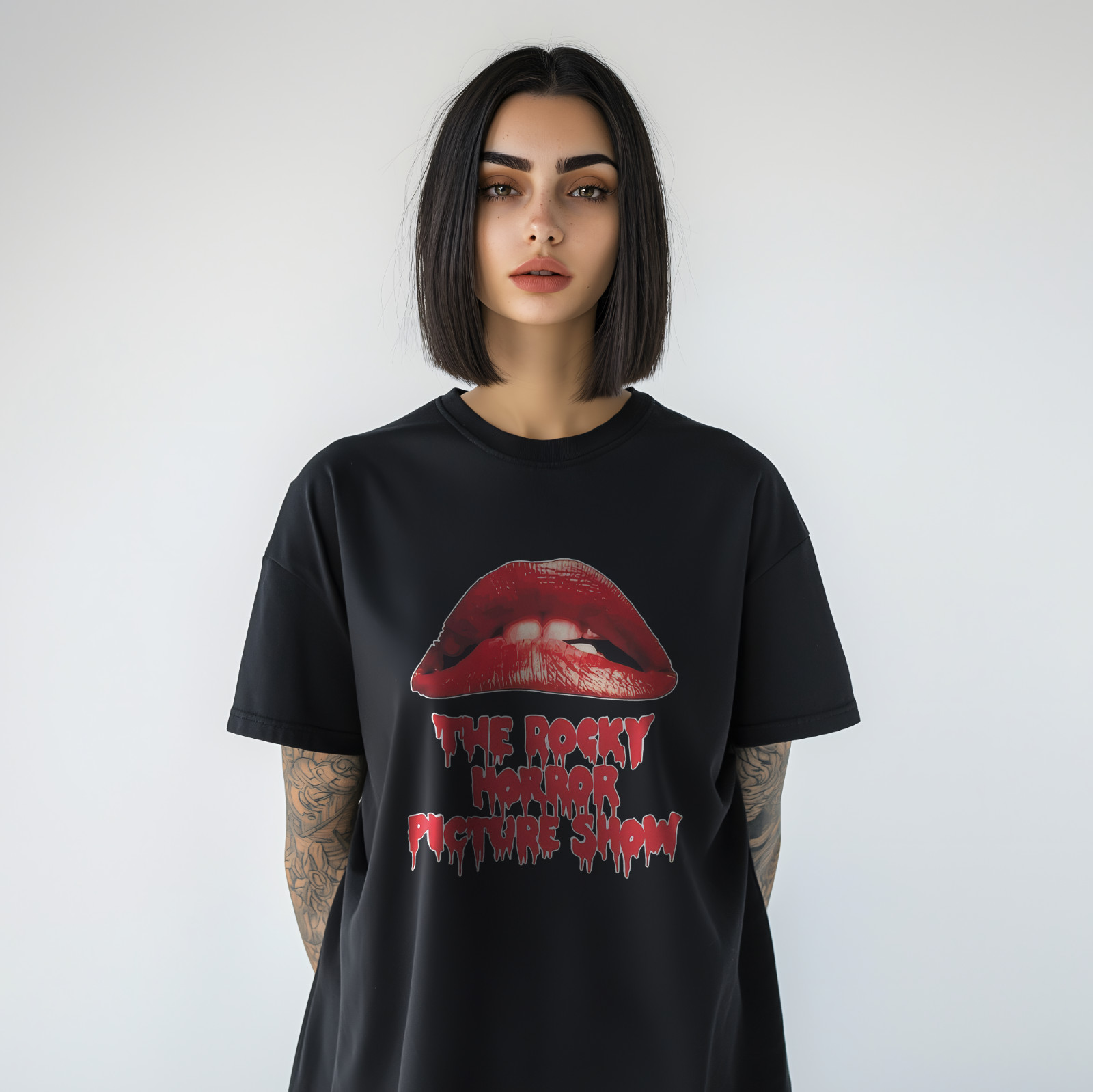 The Rocky Horror Picture Show Shirt Vintage Lips Graphic Tee A392