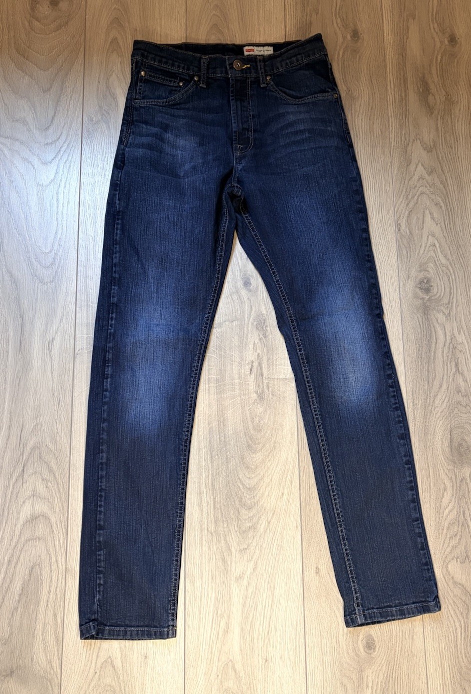 Men’s Wrangler Regular Taper Fit Blue Jeans W29 x L32 Y2K