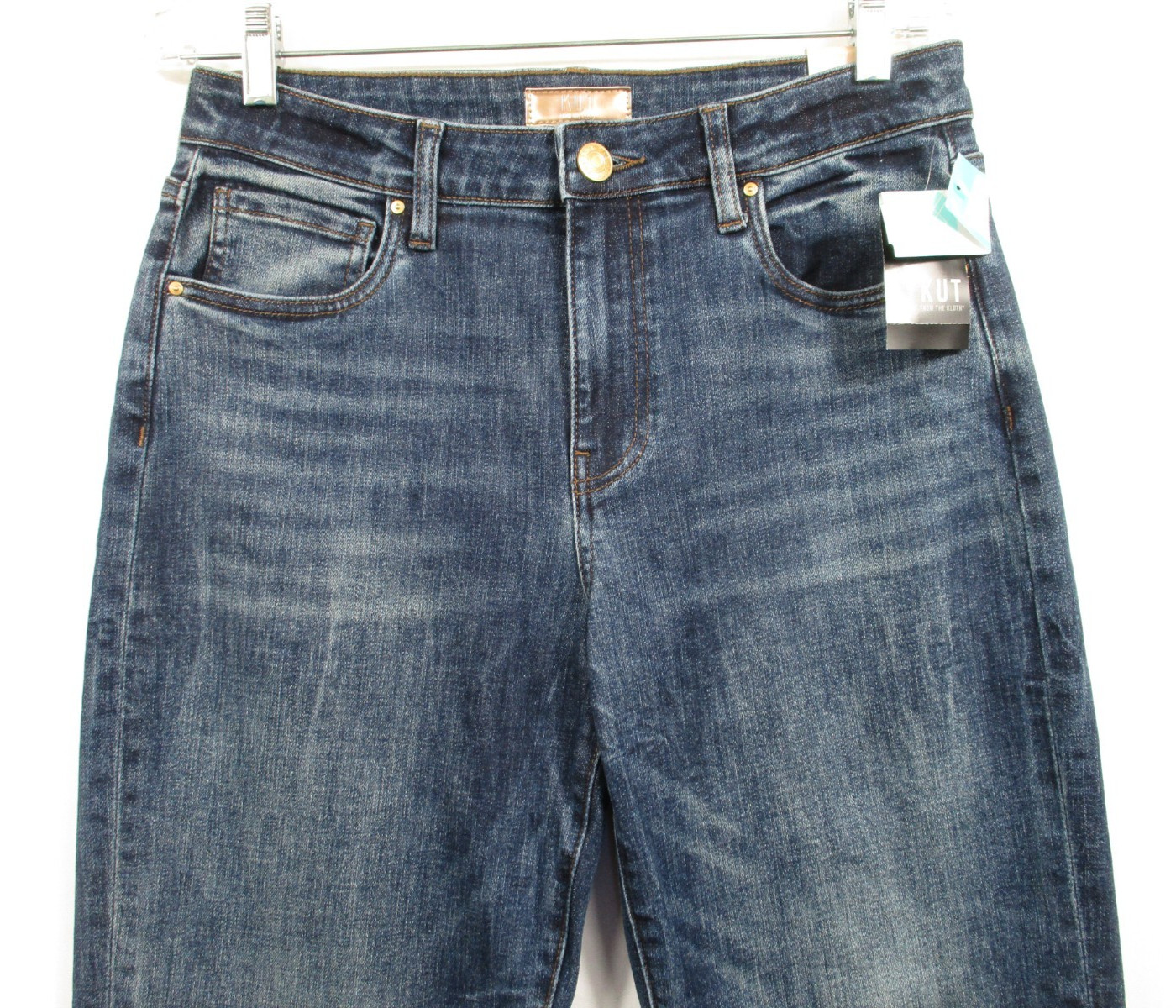 -NWT KUT From The Kloth Sienna Baggy Boyfriend Crop Women’s Jeans Indigo Sz 6