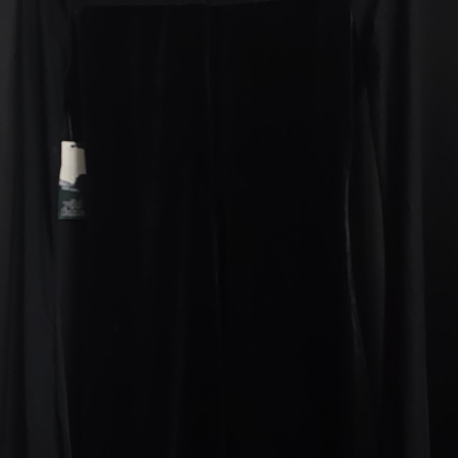 Wild Fable Black Velvet Mesh Maxi Dress M Sweetheart Long Sleeve Sheer