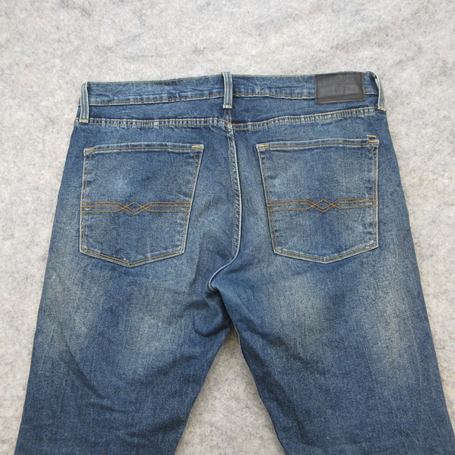 DENIZEN Levi’s 232 Men’s Blue Slim Straight Fit Jeans 36×34 Stretch Denim