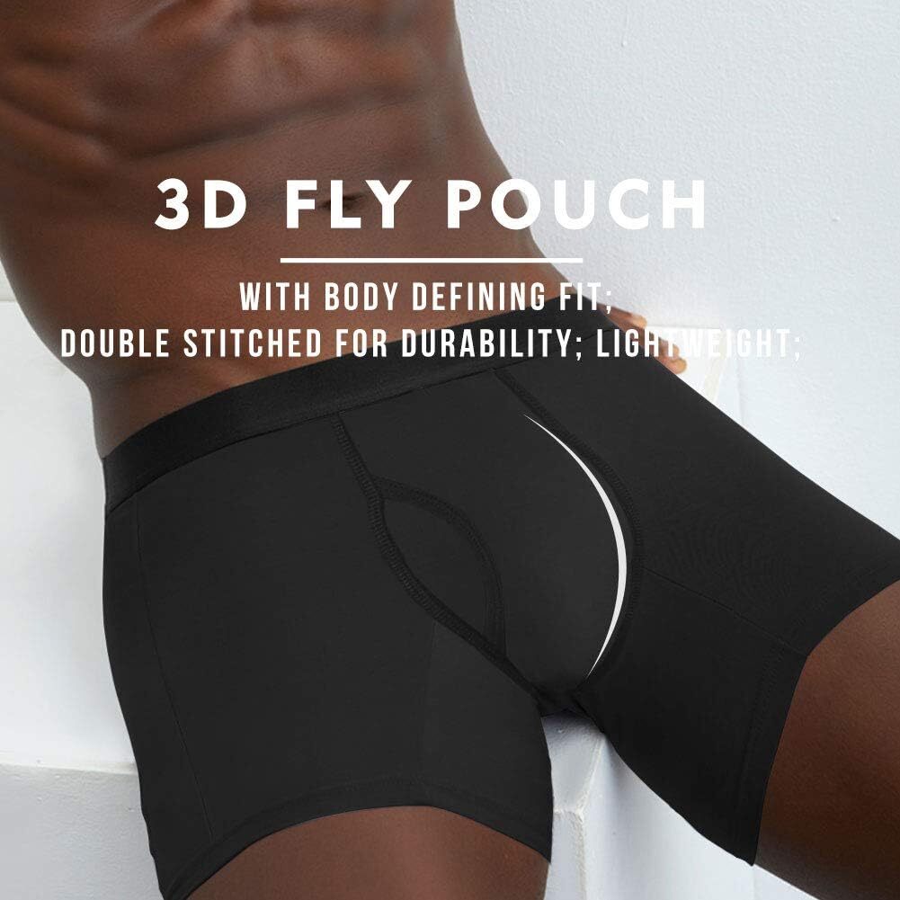 5Mayi Men Underwear Boxer Briefs Cotton Regular Long Mens Boxer Briefs Und