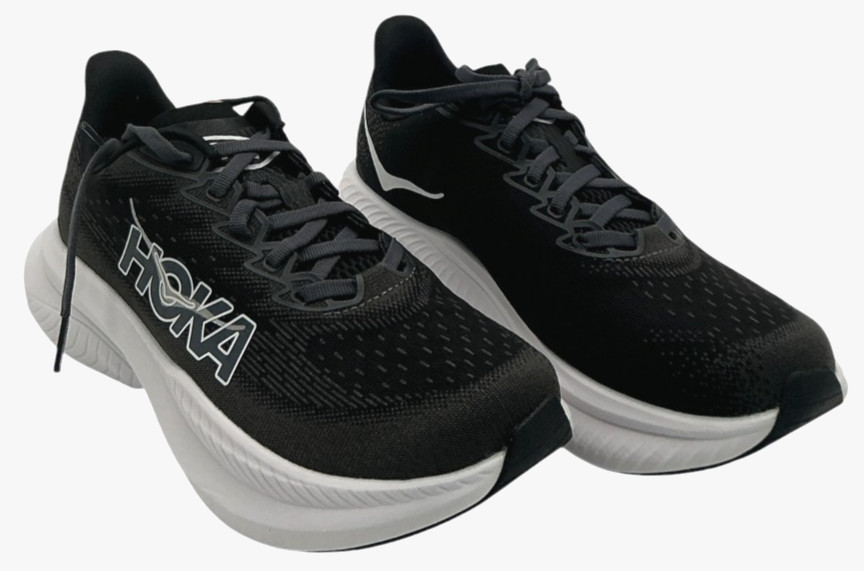 Hoka Mach 6 Women’s Size 7.5 D (Wide) Black/White Running Shoes
