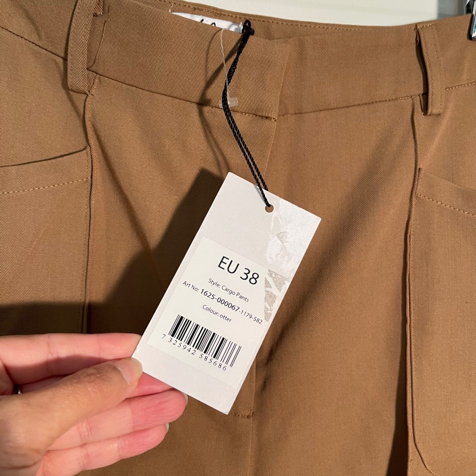 Hoss X Na-KD Otter Brown Cargo Pants IT 38 US 2