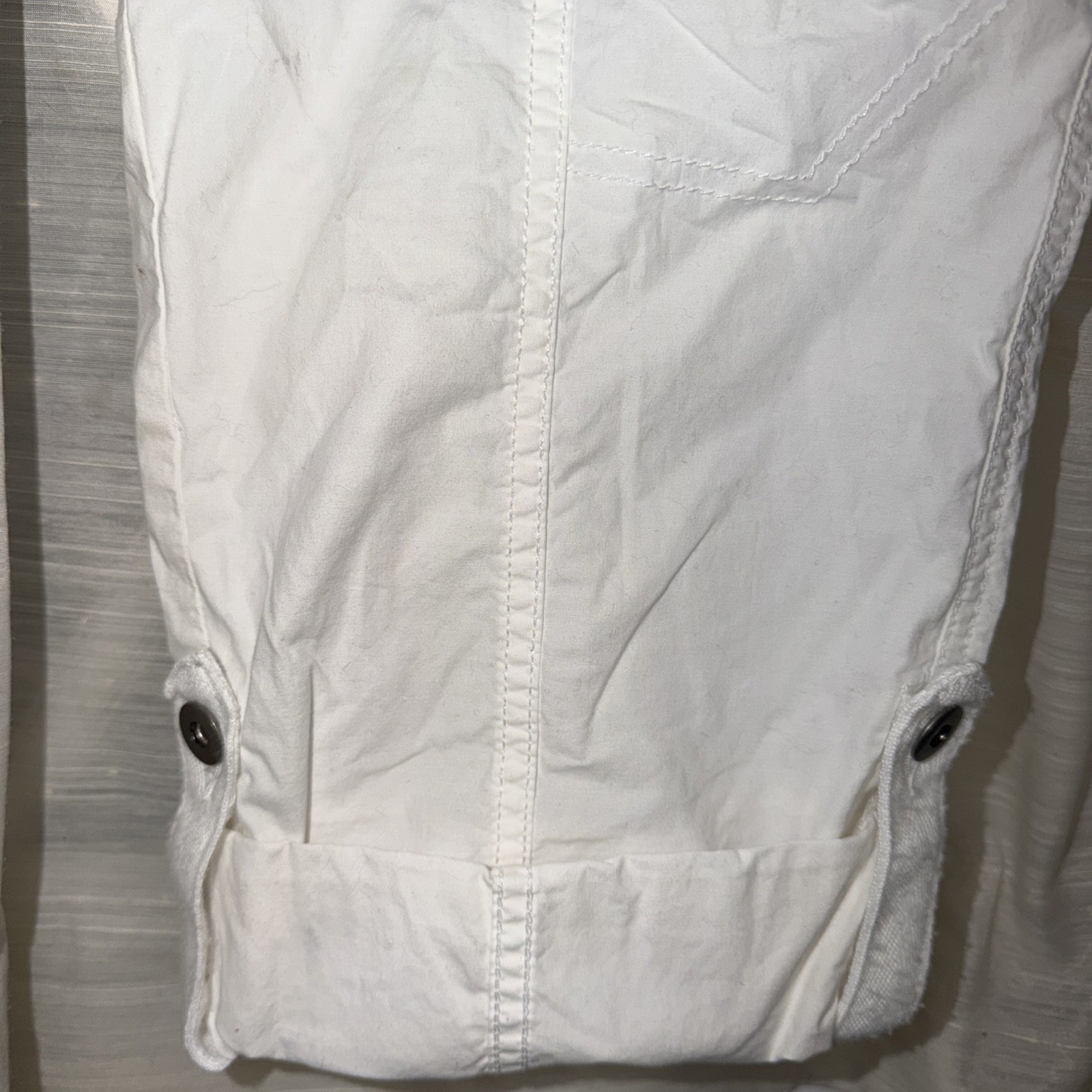 NWT Inc International Concepts Cargo Capri Pants Adjustable Hems Boho Size 6