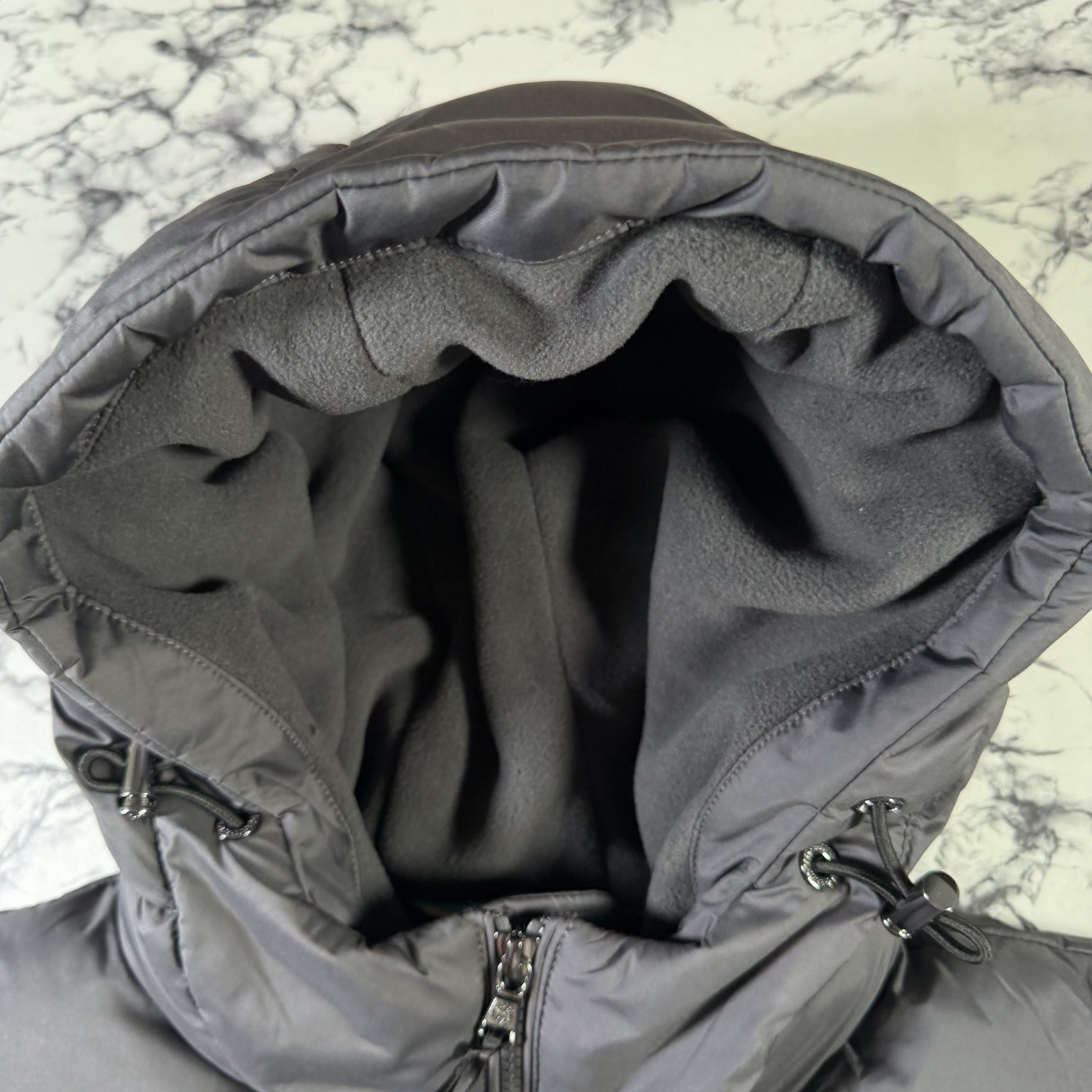SANDBANKS Mens Charcoal Frontier Hooded Puffer Gilet SIZE 2XL BNWT Authentic