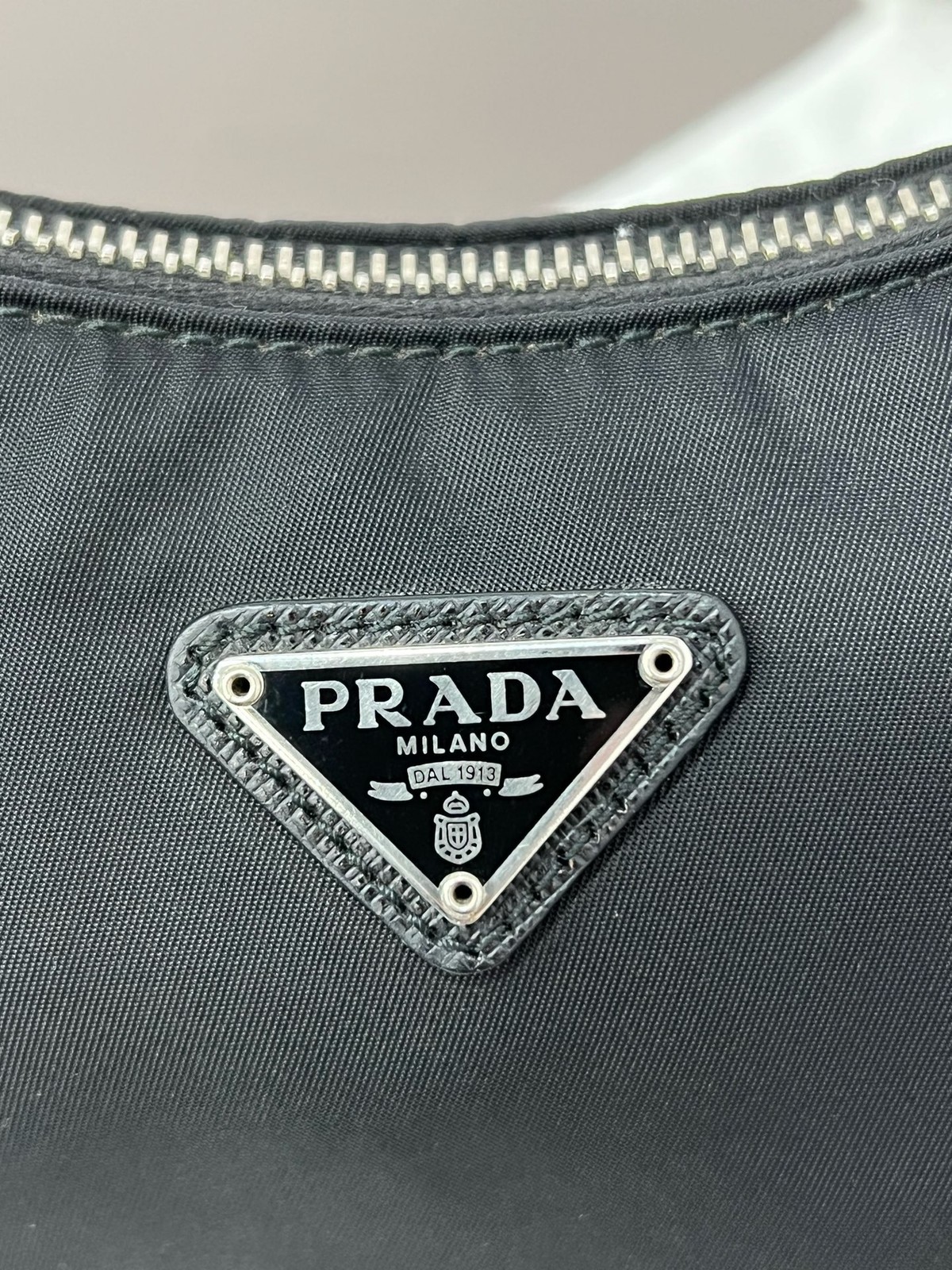 Prada Re-Edition 2005 Normal Black Nylon Multi Carry Bag w/ Pouch Duty Paid