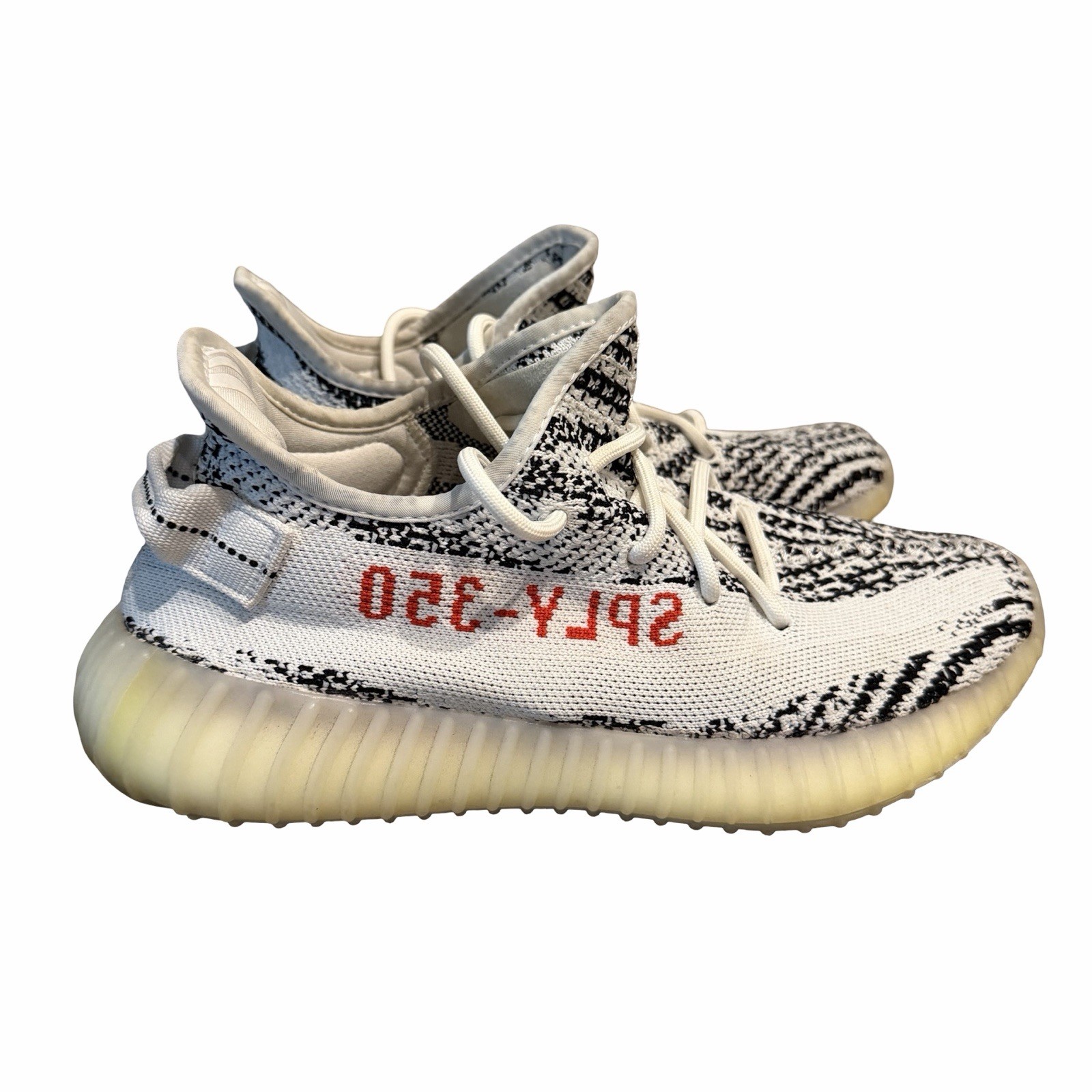 Adidas Yeezy Boost 350 V2 Zebra CP9654 Mens Size 7 No Insoles