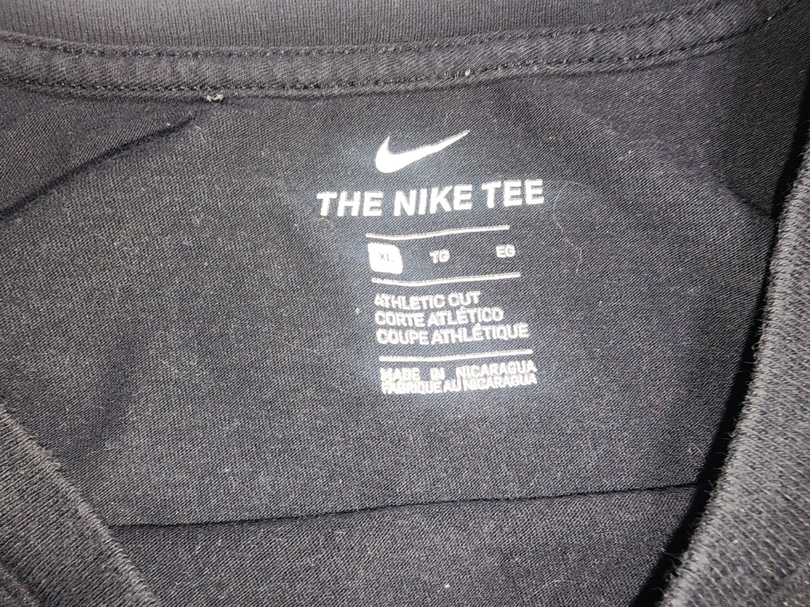 Nike The Nike Tee Mens XL Black 1st Infantry Division Big Red One Army Military