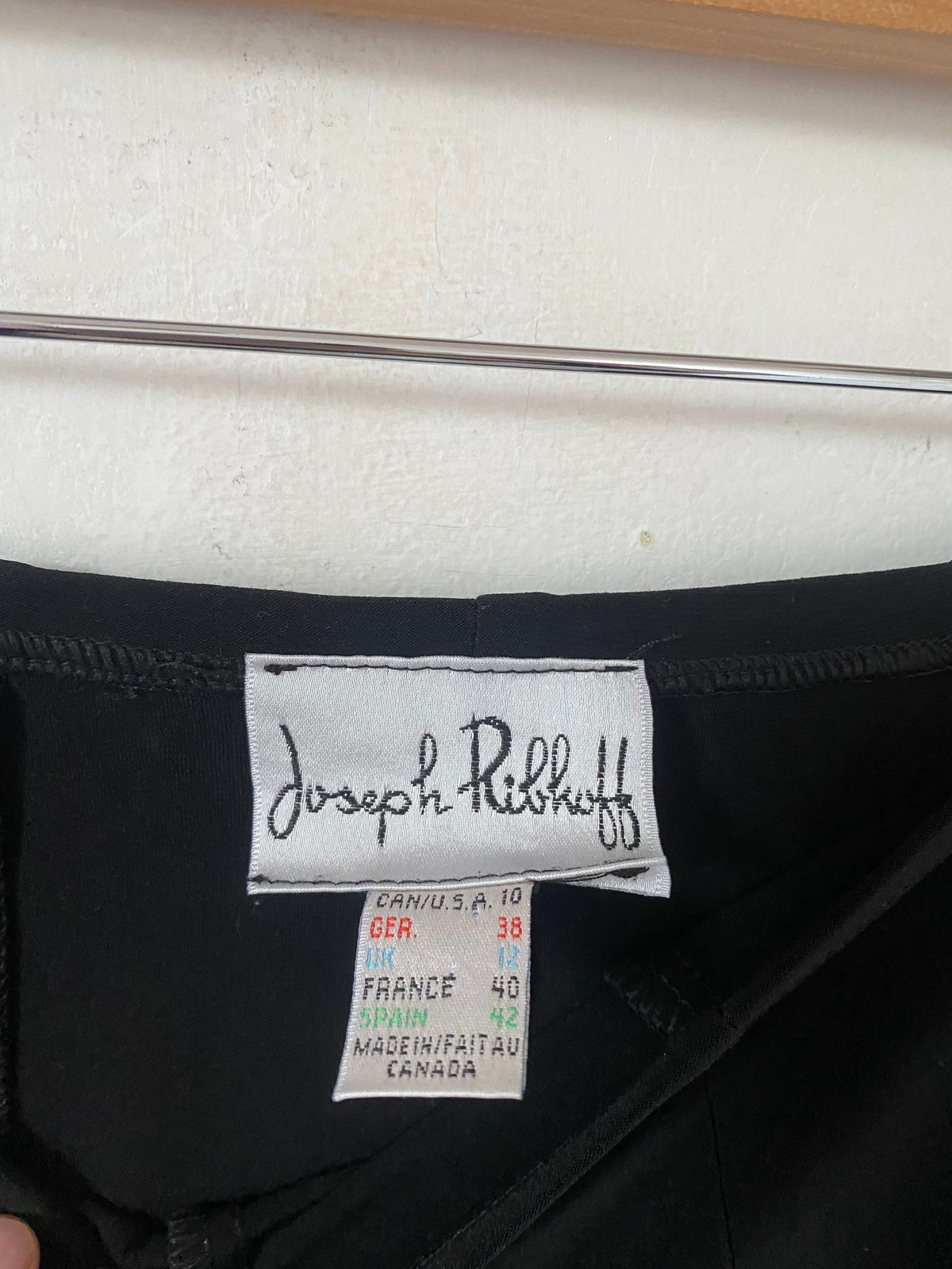 Joseph Ribkoff Skirt Size 16 Black Midi Pleated Elasticated Stretch Jersey