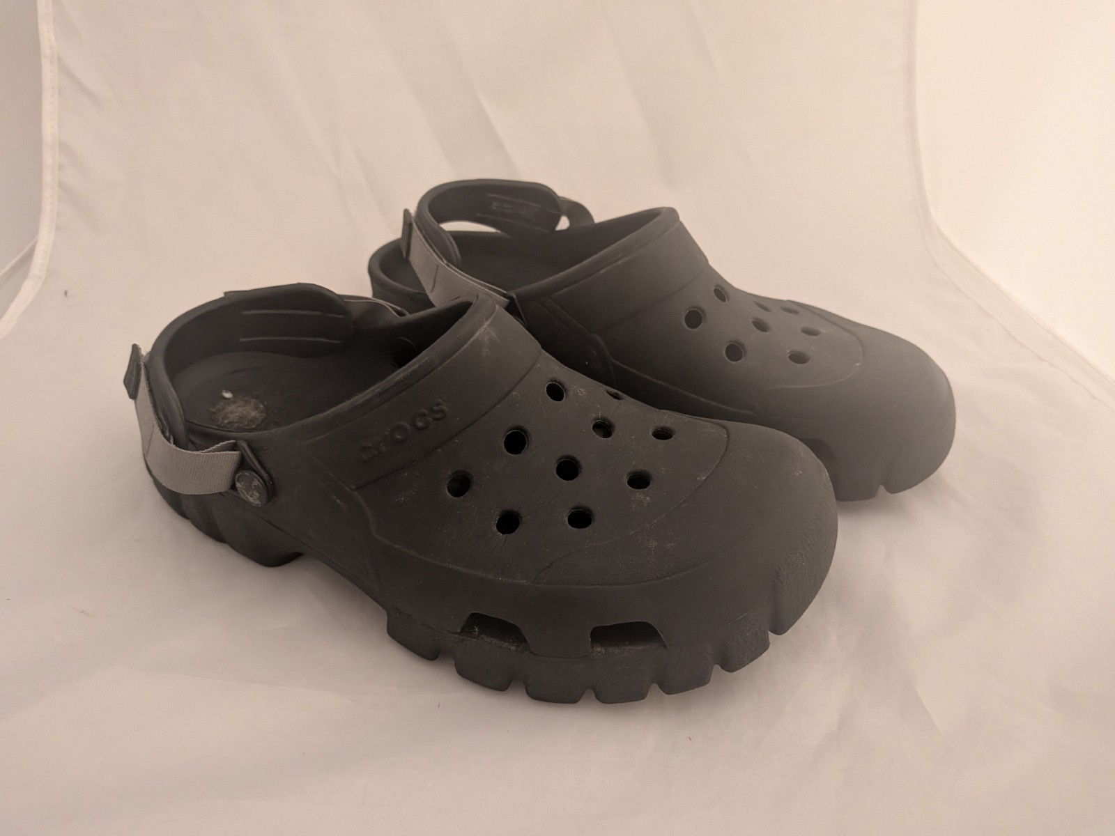 Crocs Offroad Sport Clog Men’s Size 9 womens Sz 11 Black
