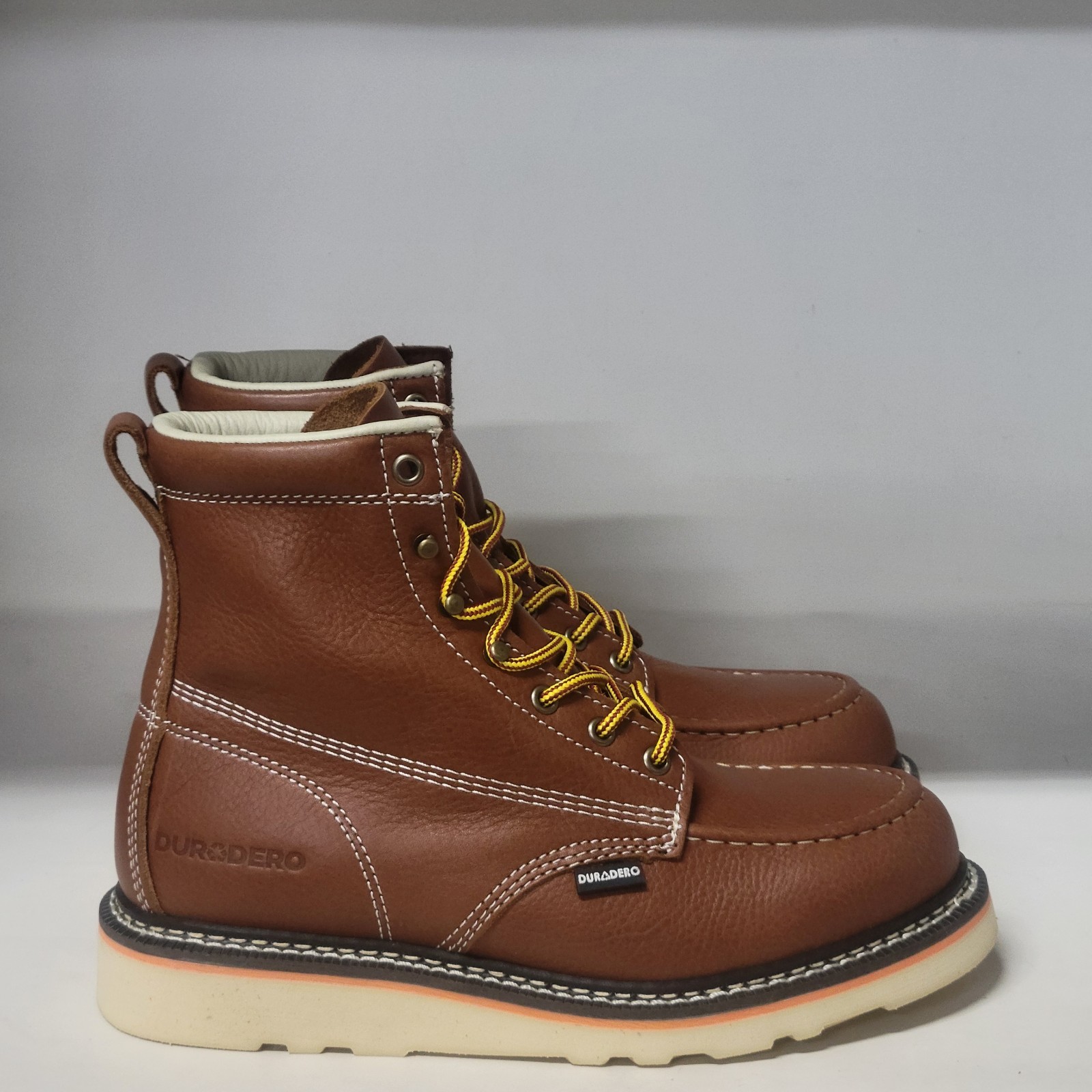 Duradero 6″ Moc Wedge Soft Toe Boot Rust Mens Size 8.5M