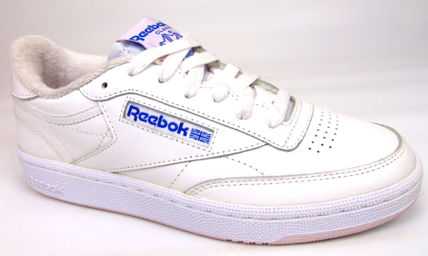 NEW! Reebok Club C 85 Classic Tennis Sneakers Women’s Size 7.0 M, White Leather