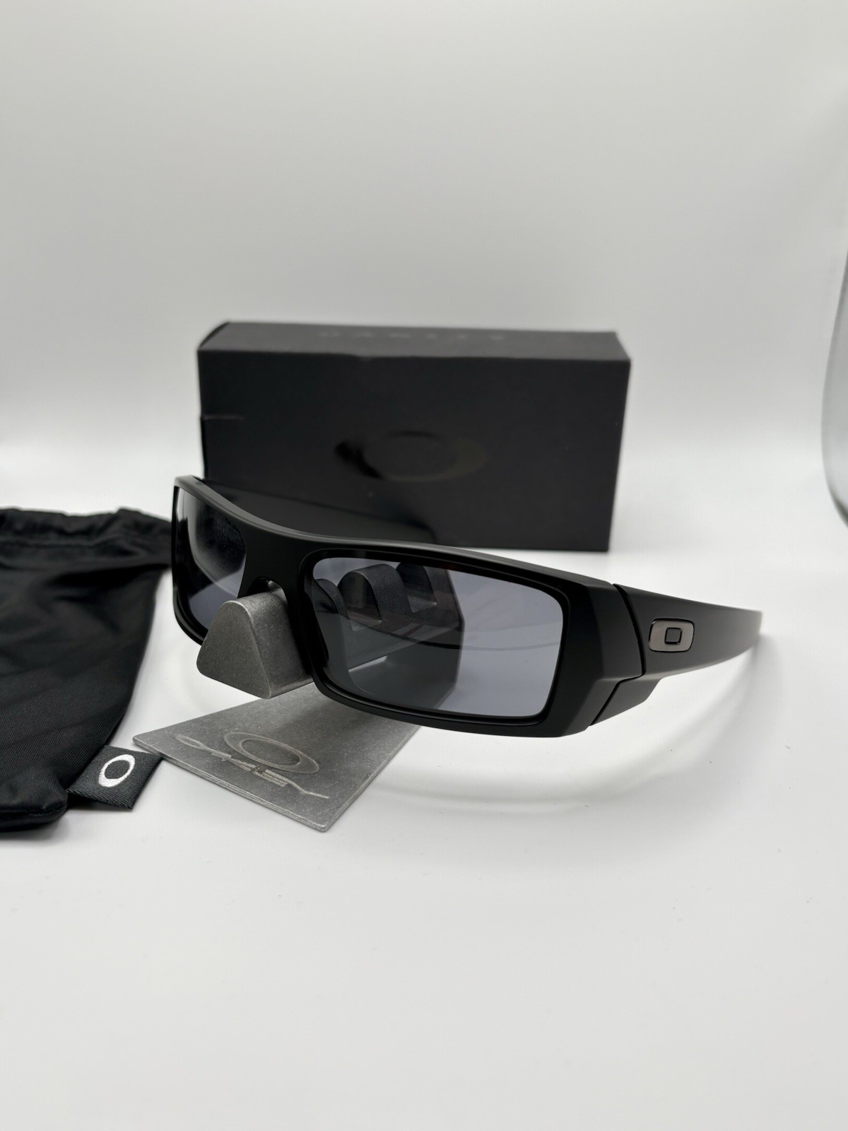 Oakley Gascan Matte Black/Grey Lenses Sunglasses 03-473