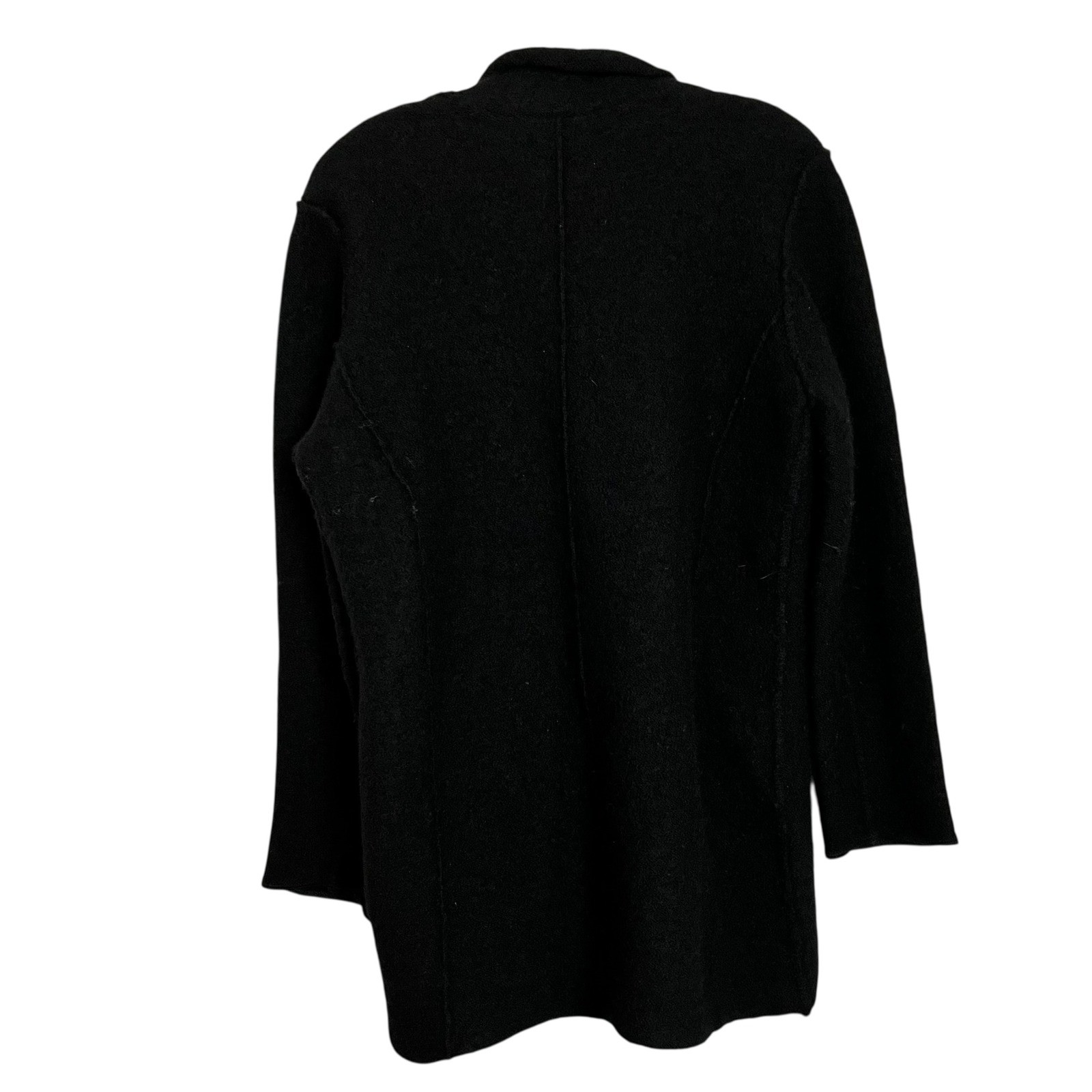 Studioworks Black Wool Blazer Jacket Small Button Front Pockets