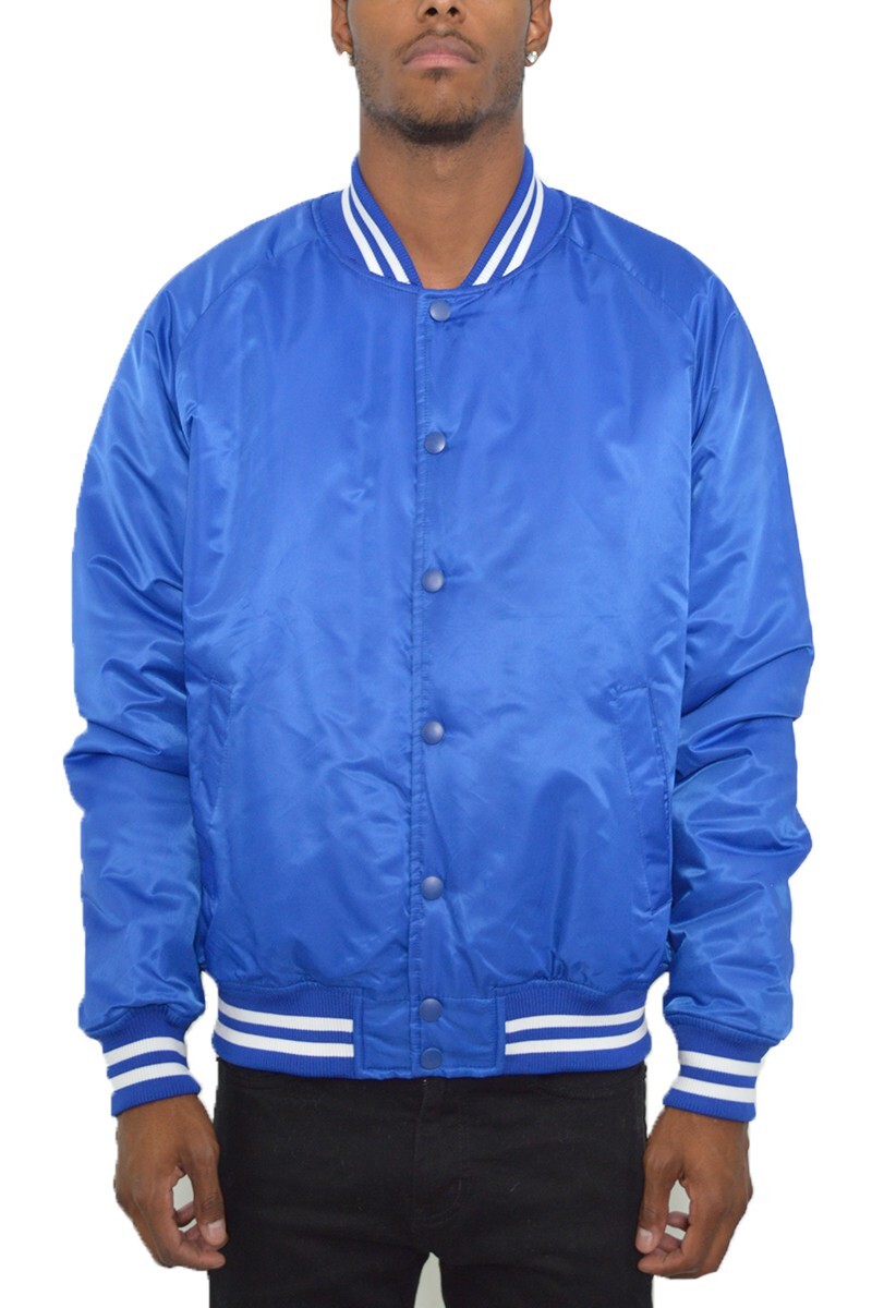 New MEN’S CASUAL COMFORT BOMBER BASEBALL JACKET CASUAL VARSITY COAT LETTERMAN