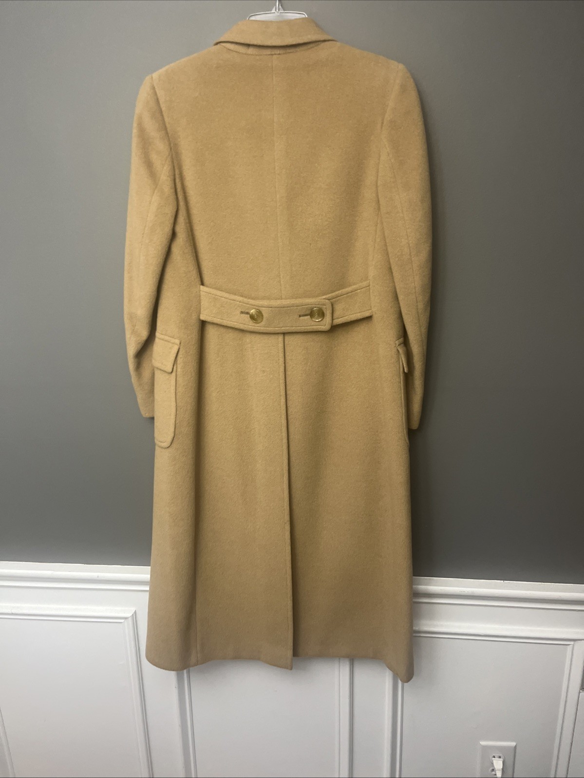 VINTAGE BROOKS BROTHERS MEN’S CAMELS HAIR DOUBLE BREASTED COAT