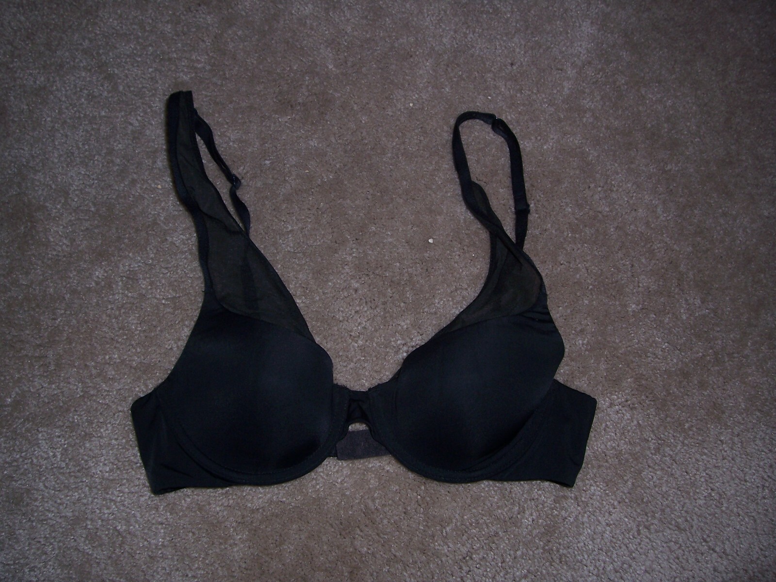 VICTORIAS SECRET Black Demi Bra Size 32B