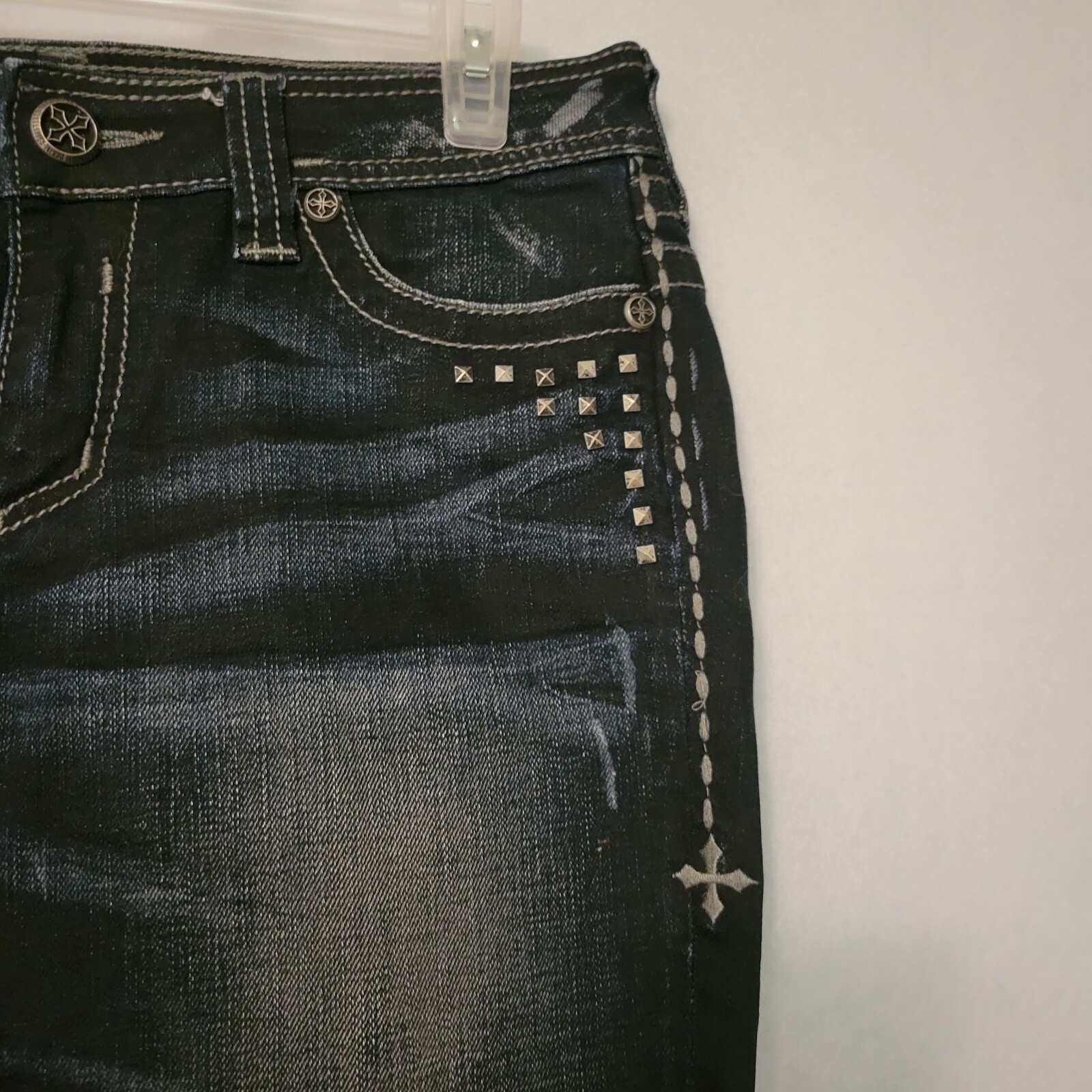 Affliction Women’s Raquel Jeans Size 30Wx29L distressed