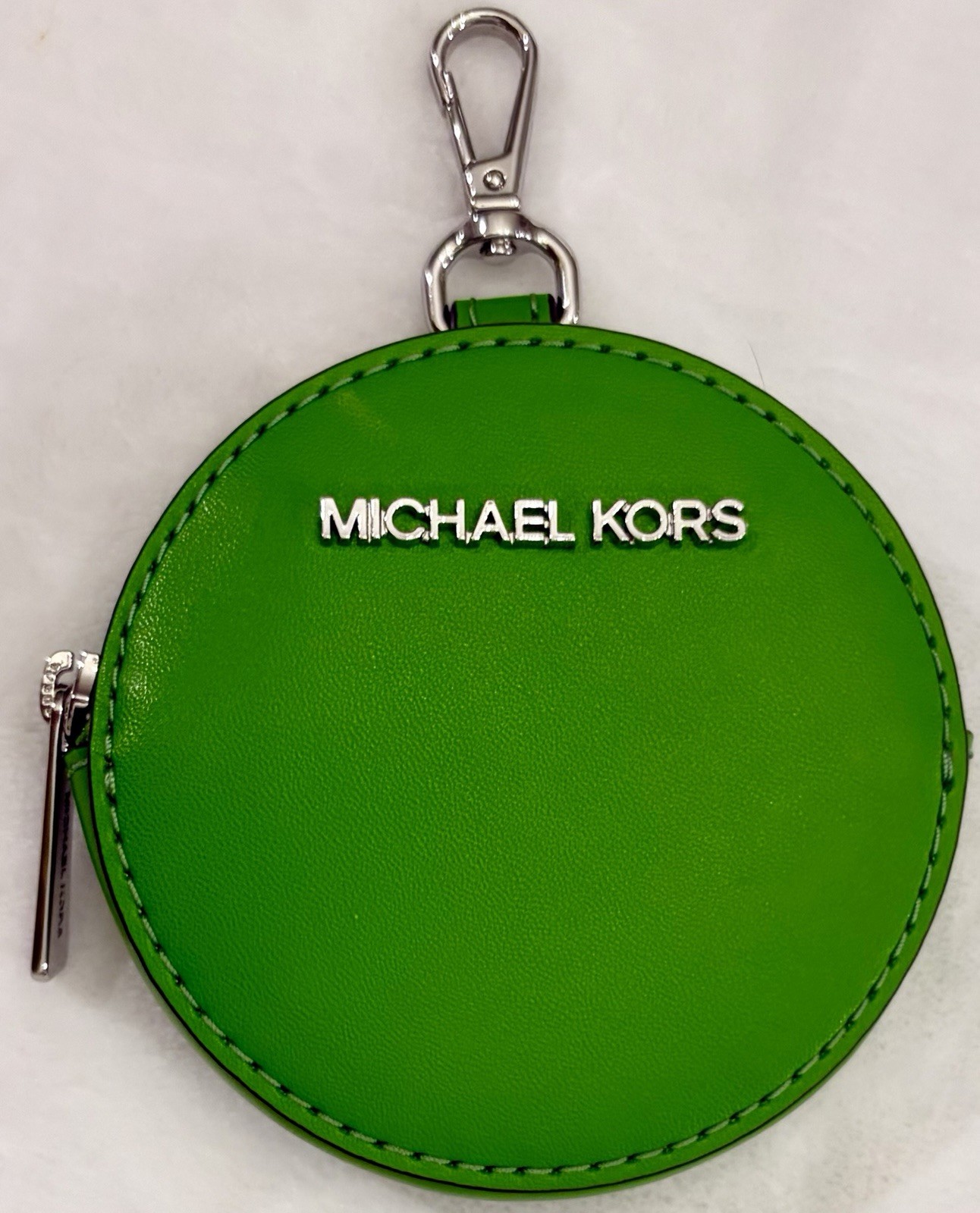 NWT Michael Kors Jet Set Travel Zebra Green/White Crossbody + Coin & Tech Pouch