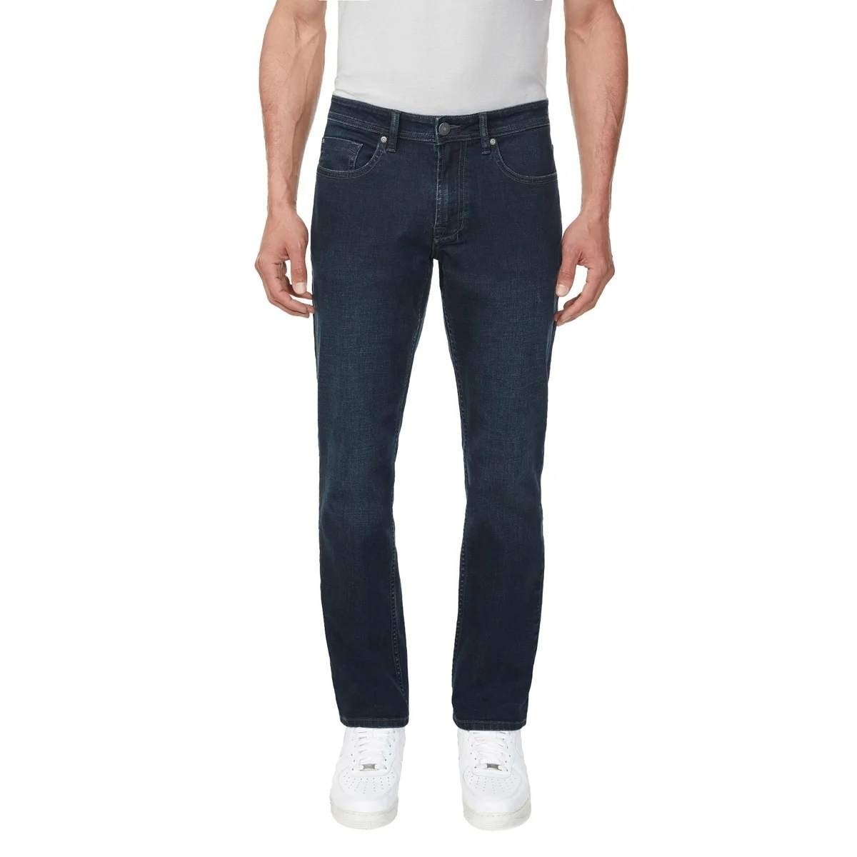 BUFFALO DAVID BITTON Dark blue slim jeans | Casual minimalist denim | 30×32