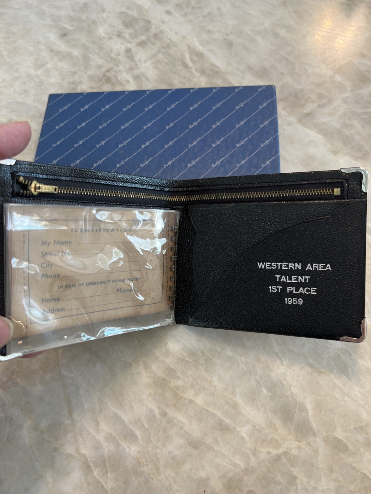 Vintage Second To None Wallet & Key holder Won In A Talent Show 1959 First Place