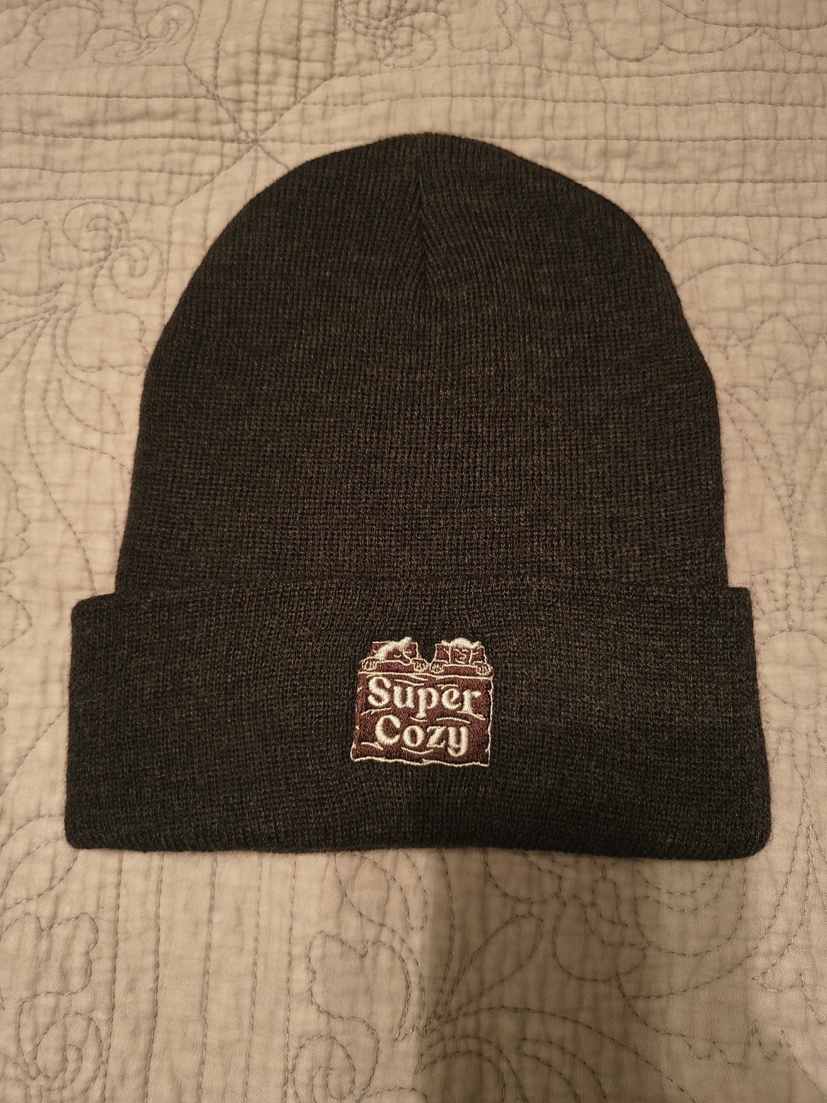 Super Cozy Knit Beanie Hat Cozy Black Adult One Size Mikkeller Brewing San Diego