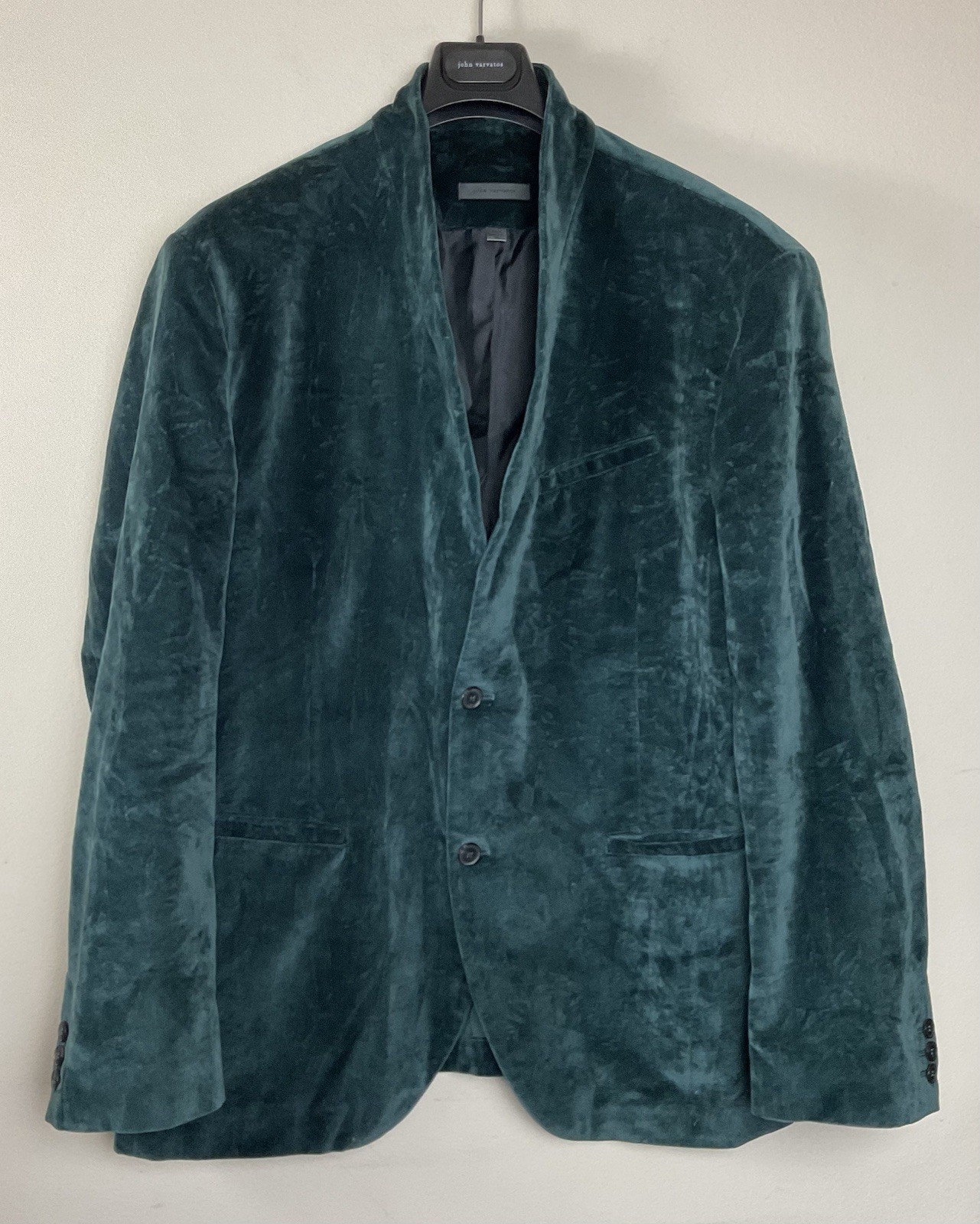 $1298 Brand New John Varvatos Collection Luna Velvet Blazer Jacket EU58X US48X