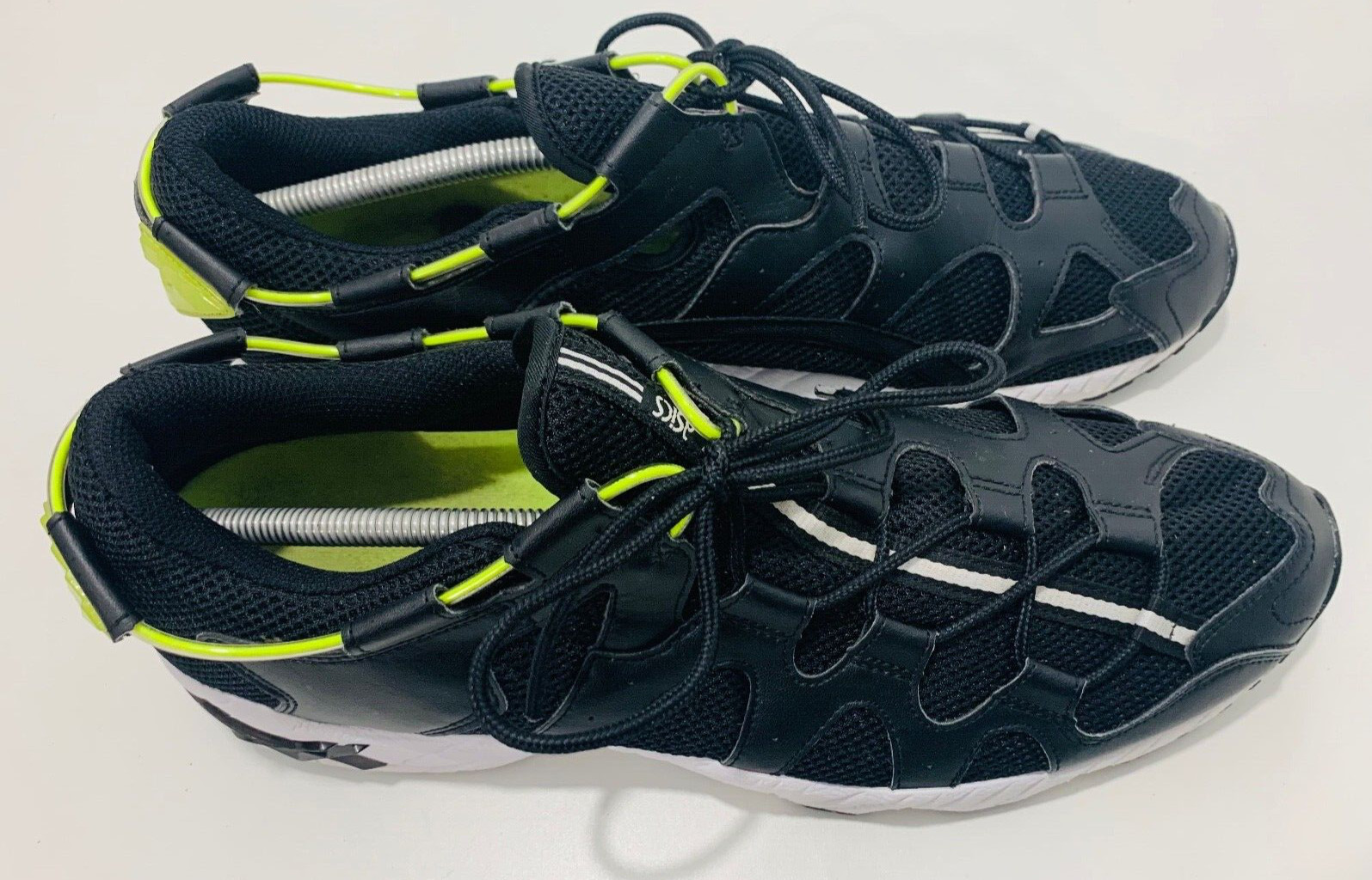 ASICS Gel-Mai Black Synthetic Mens Lace Up Trainers H813N 9090 sz 14