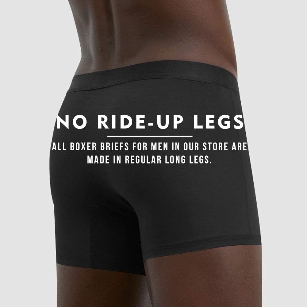 5Mayi Men Underwear Boxer Briefs Cotton Regular Long Mens Boxer Briefs Und