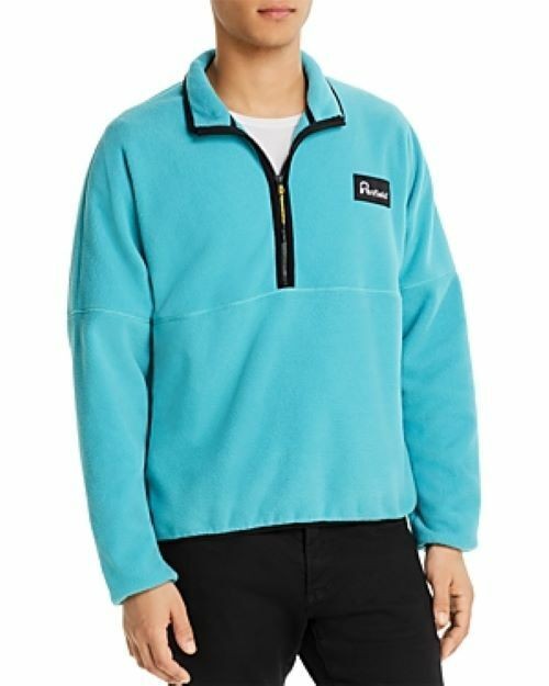 Penfield Men’s Melwood Fleece Half-Zip Fleece Sweater Baltic Teal-Size Medium