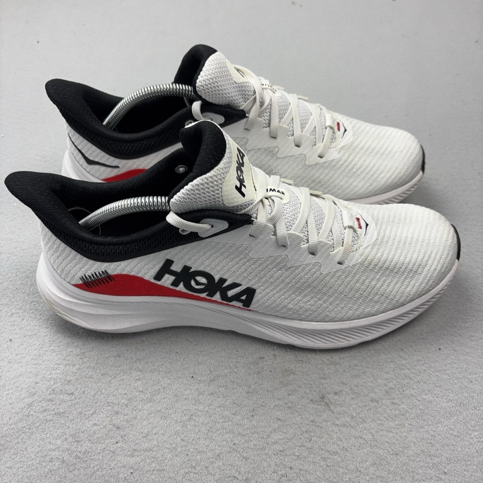 Hoka One One Solimar Running Shoes Mens Size 11.5 White Cushioned 1123074 WMC