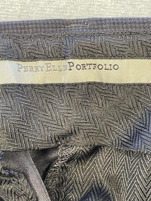 Perry Ellis Portfolio mens dark gray dress pants size 40X29