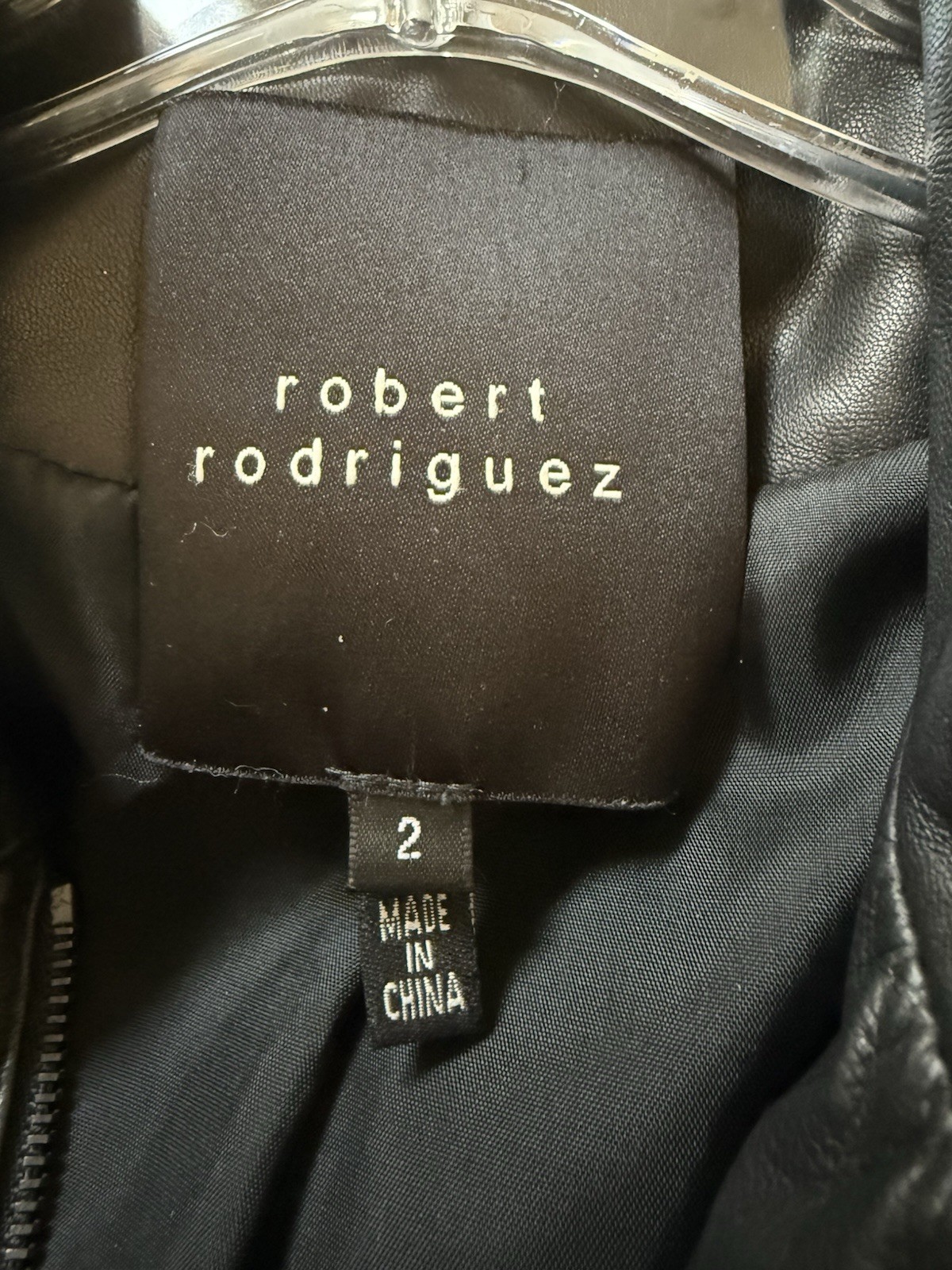 Robert Rodriguez Black Butter-Soft Nappa Leather Vest Size 2