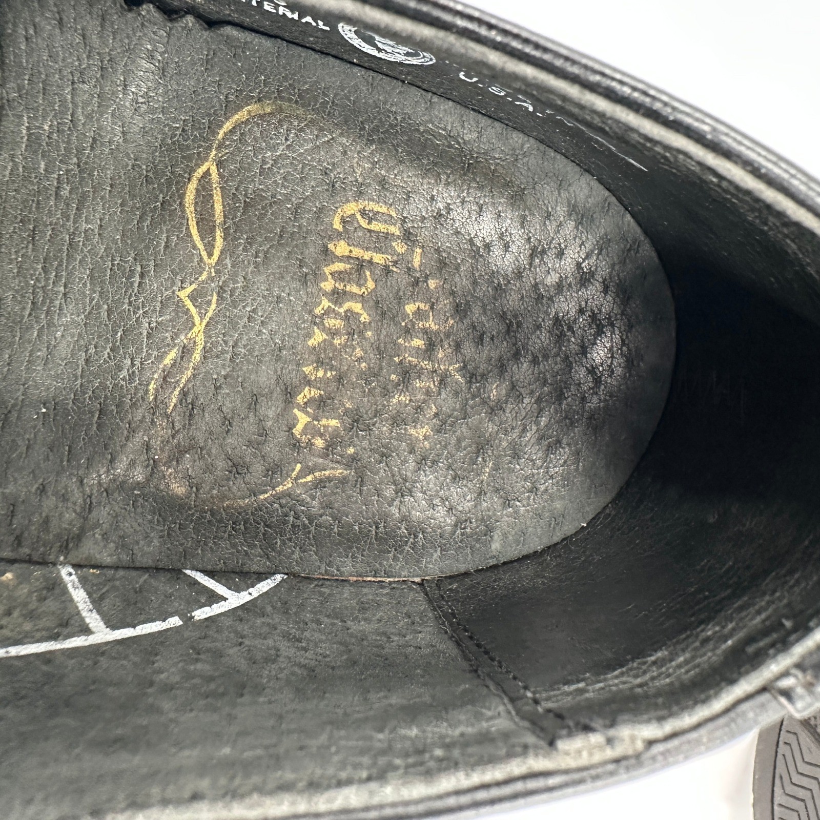 Goodyear Mens Black Leather Oxford Dress Shoes Lace Up Formal Work Size 8.5 E