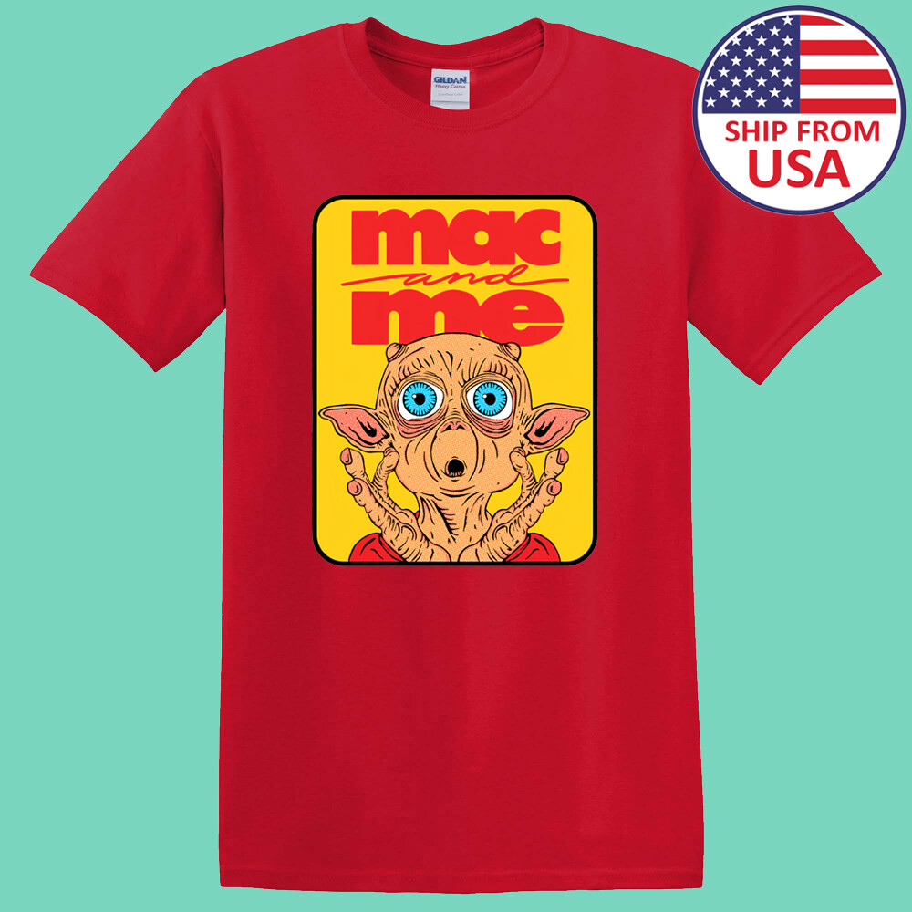 Mac and Me Movie Poster Men’s Red T-Shirt Size S-5XL