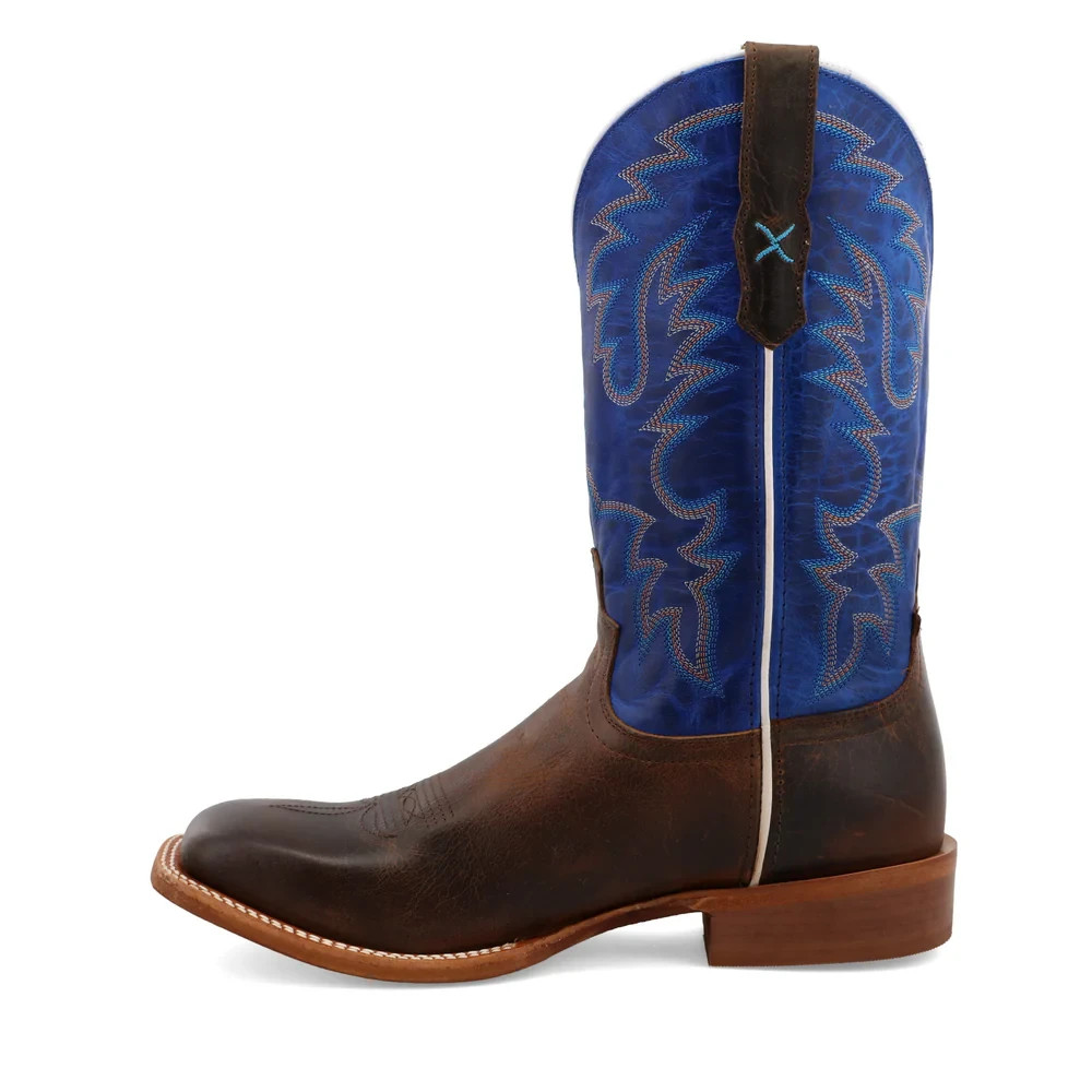 Mens Twisted X Rancher Indigo Shaft Leather Sole Boot MRAL029