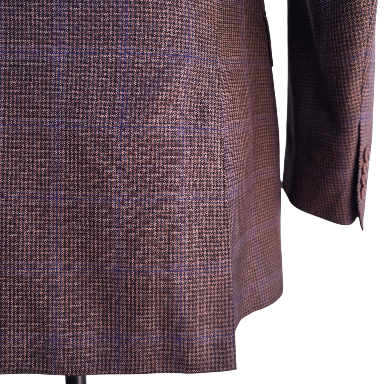 Custom Tailored Full Canvas Blazer 40L Silk Cashmere Wool Dual Vent Trussini