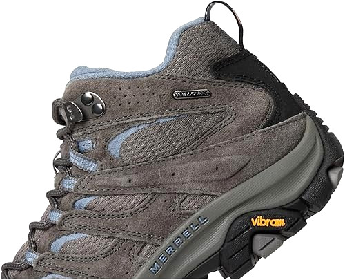Merrell Womens Moab 3 Mid 6.5, 7.5 Waterproof Hiking Boots Granite Trail Shoes