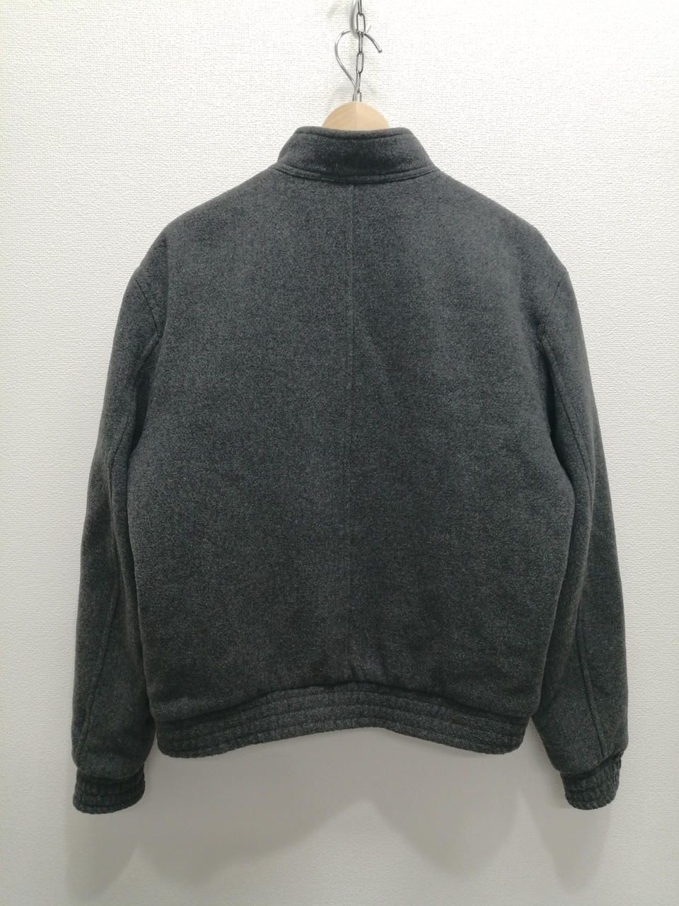 ZARA WOOL BLEND BOMBER JACKET GRY M Used