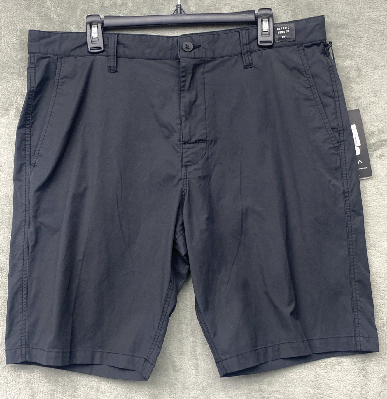 RVCA Men’s Dual Purpose Trunk Hybrid Shorts Black Size 36 – New