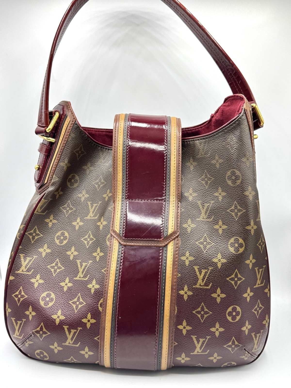 Authentic Louis Vuitton ARTSY Monogram Mirage Musette Brown M40249