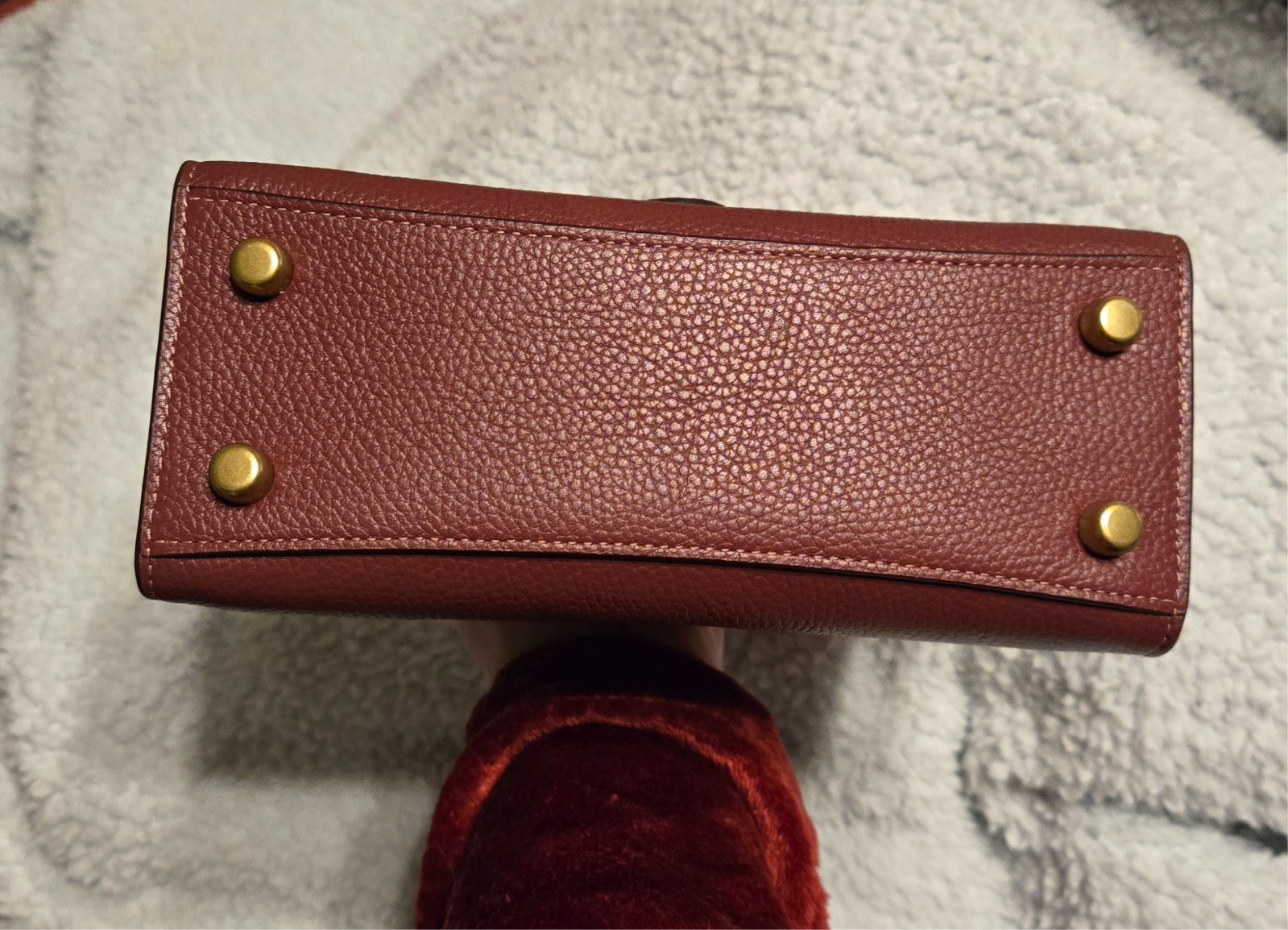 EUC Coach Tabby Top Handle 20 In Colorblock